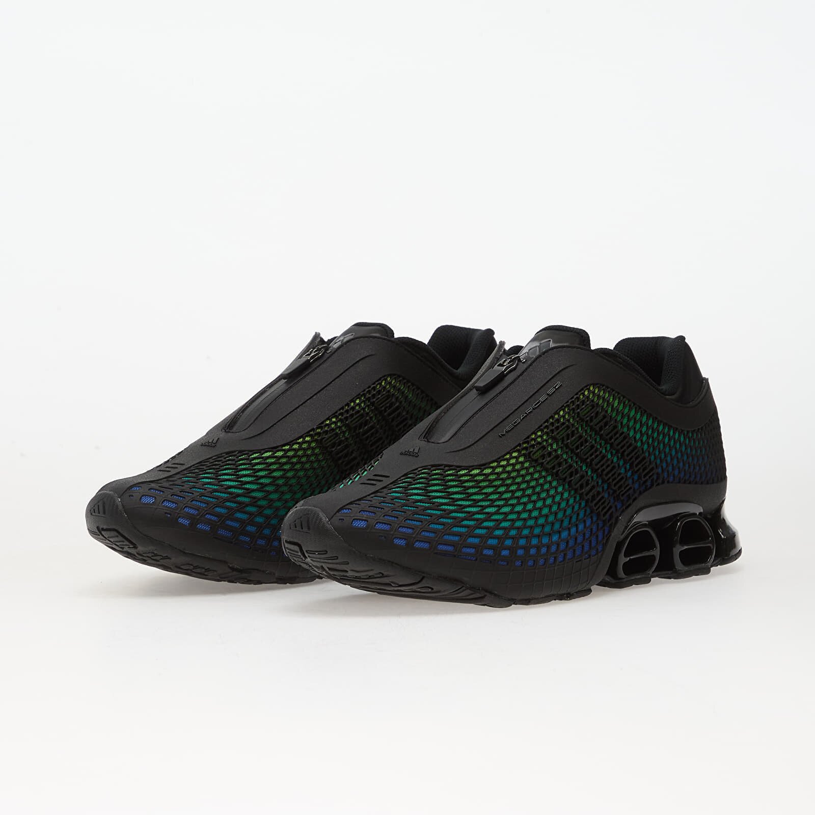 adidas Originals Сникърси adidas Megaride S2 Core Black/ Core Black/ Semi Screaming Green