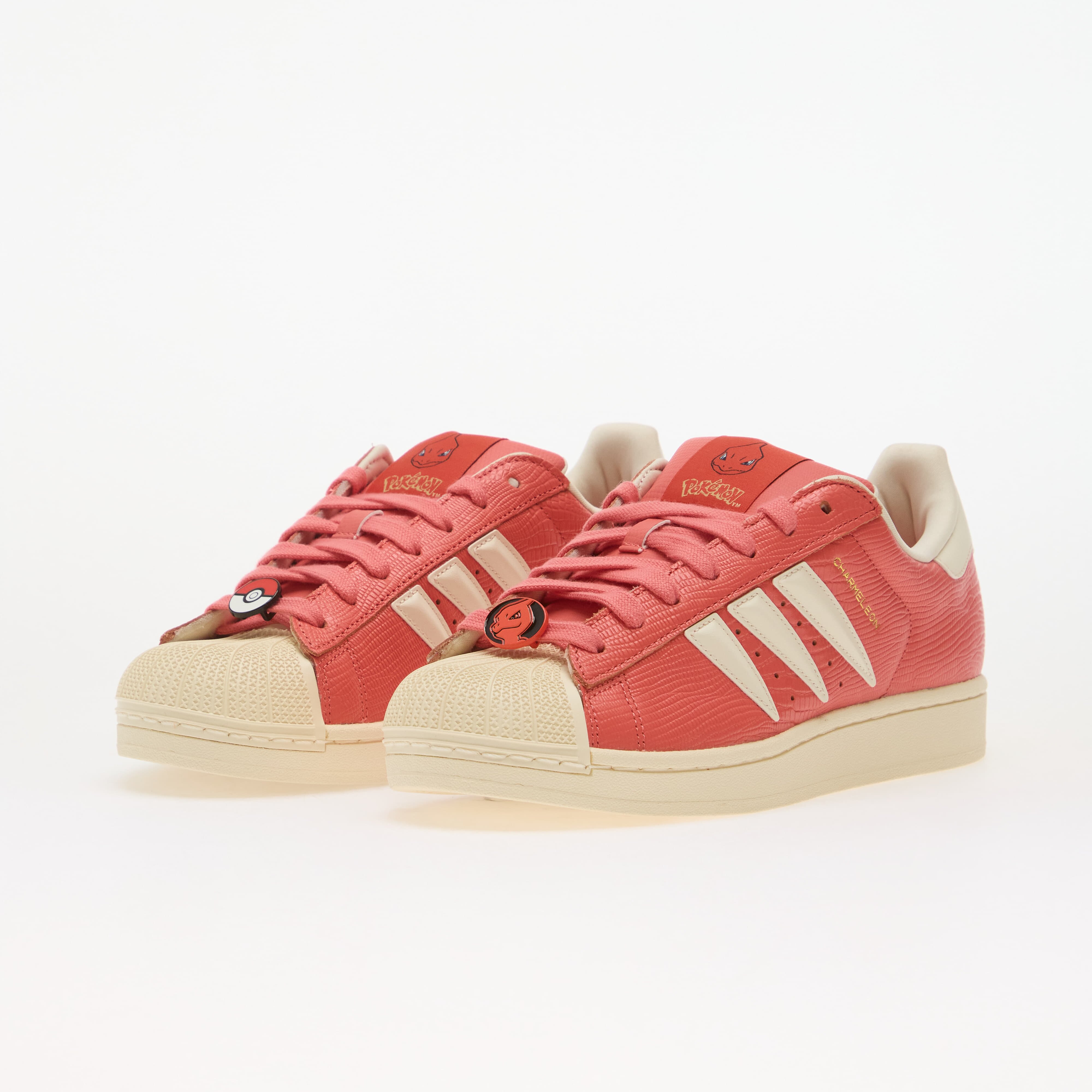 adidas Originals Сникърси adidas Pokemon Superstar II (Charmeleon) Preloved Scarlet/ Preloved Scarlet/ Cream White