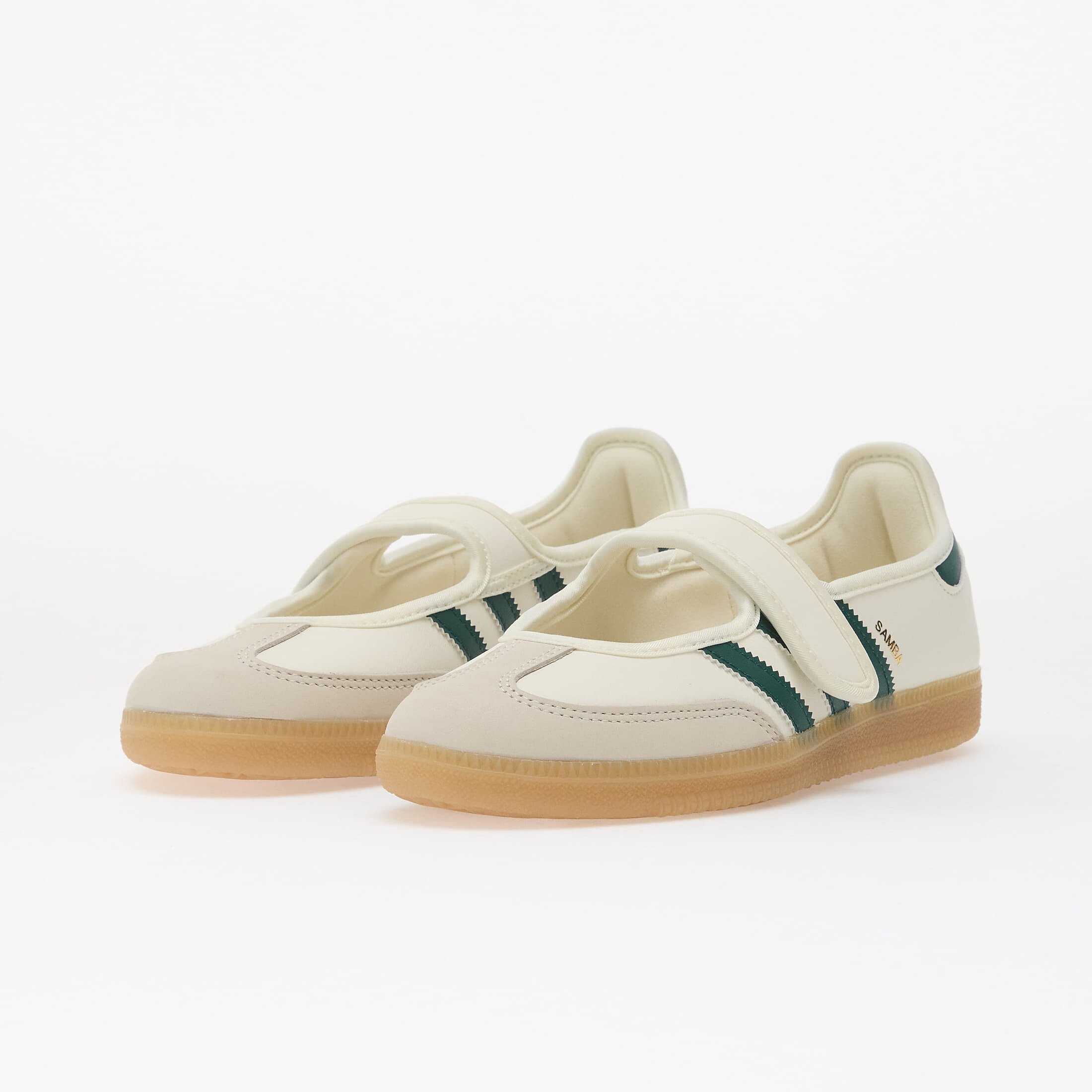 adidas Originals Сникърси adidas Samba Jane W Off White/ Collegiate Green/ Gold Metallic