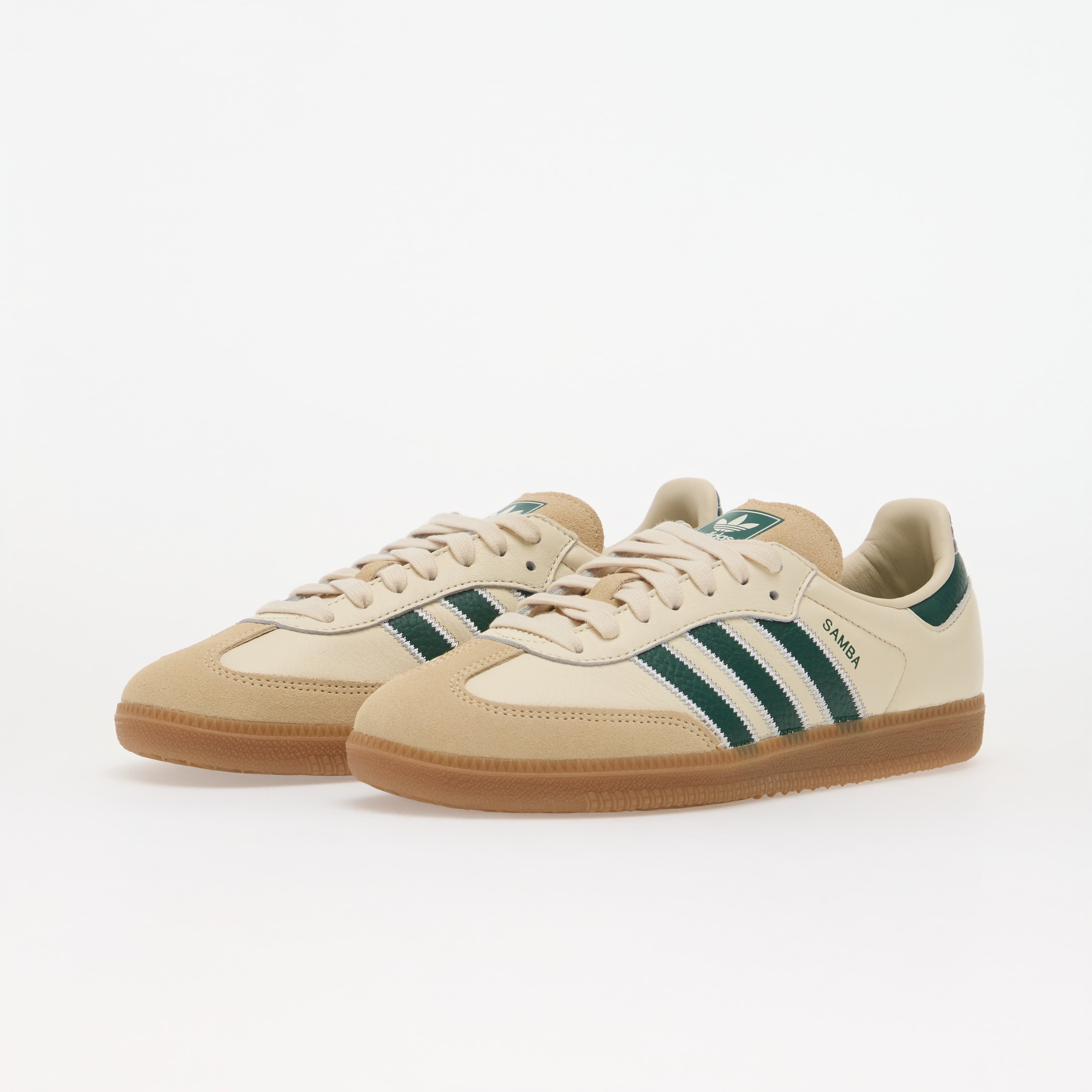 adidas Originals Сникърси adidas Samba OG Cream White/ Collegiate Green/ Gum