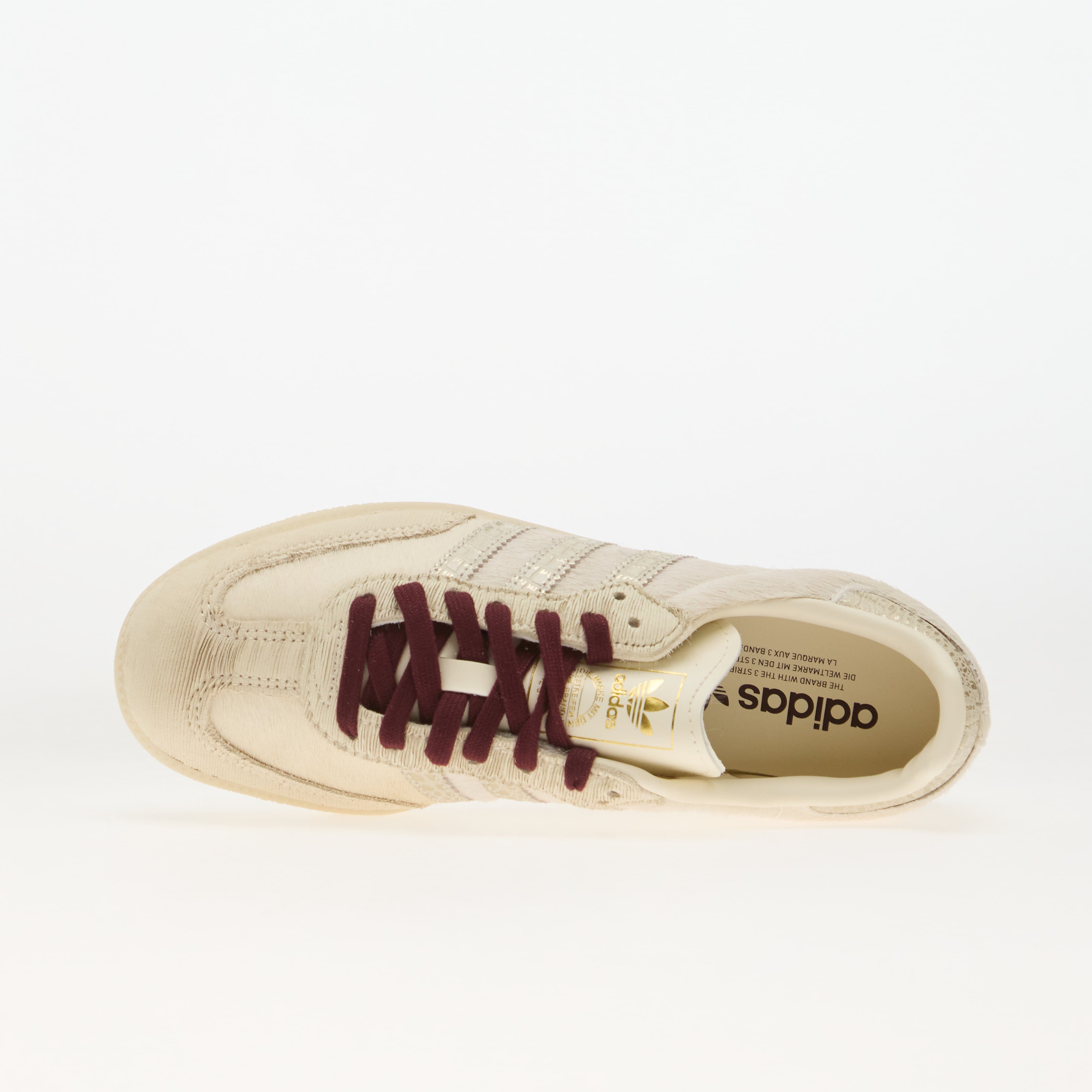 adidas Originals Сникърси adidas Samba OG Cream White/ Cream White/ Maroon