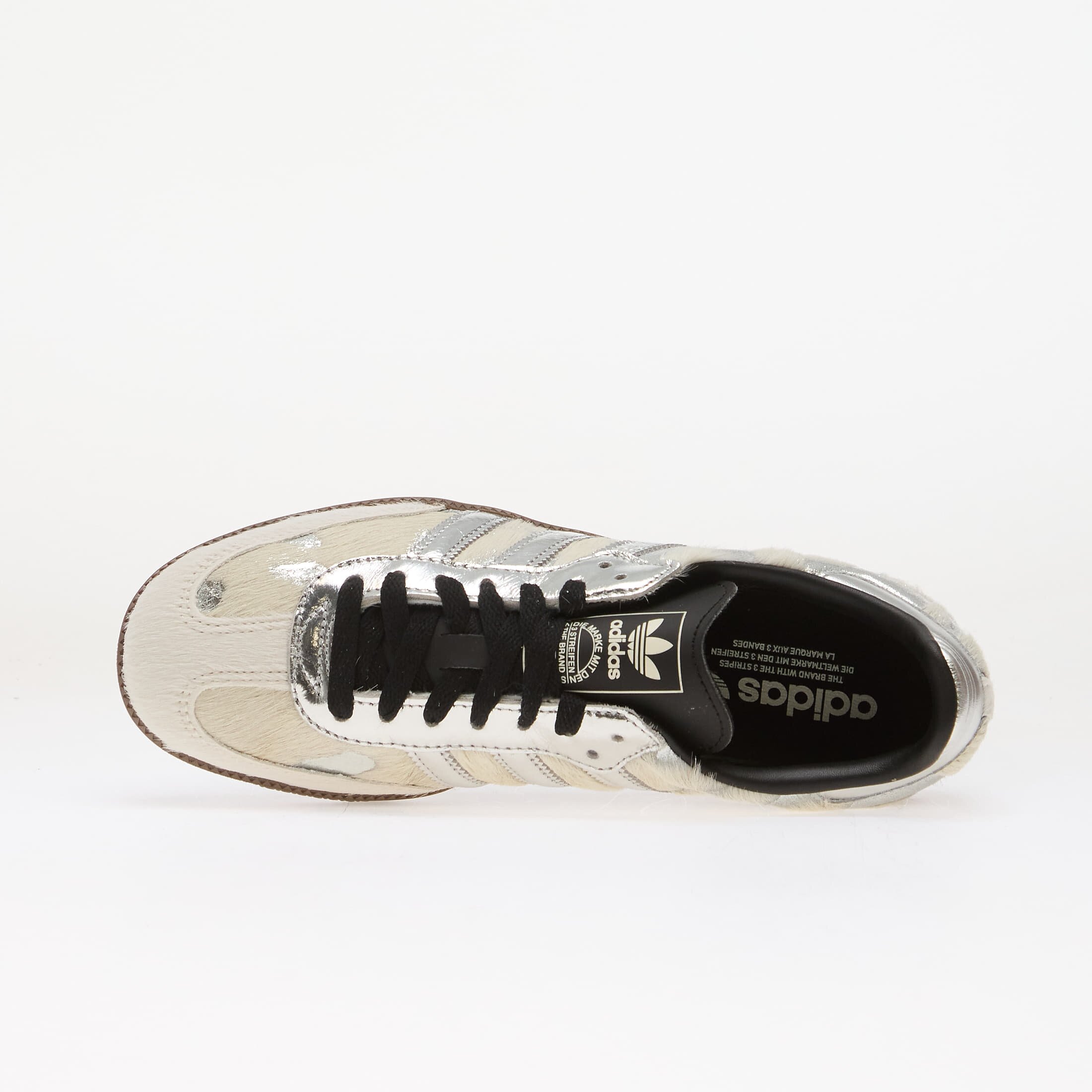 adidas Originals Сникърси adidas Samba OG Cream White/ Silver Met./ Core Black