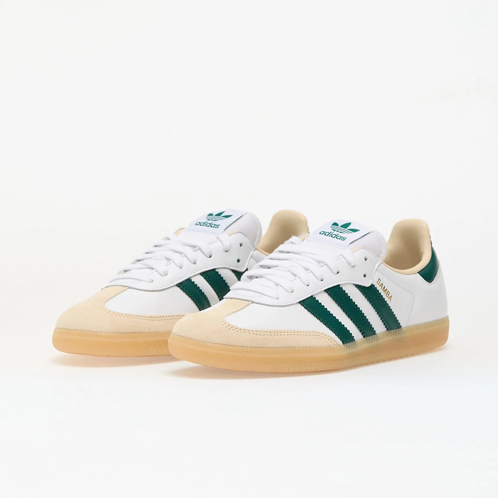 adidas Originals Сникърси adidas Samba OG Ftwr White/ Collegiate Green