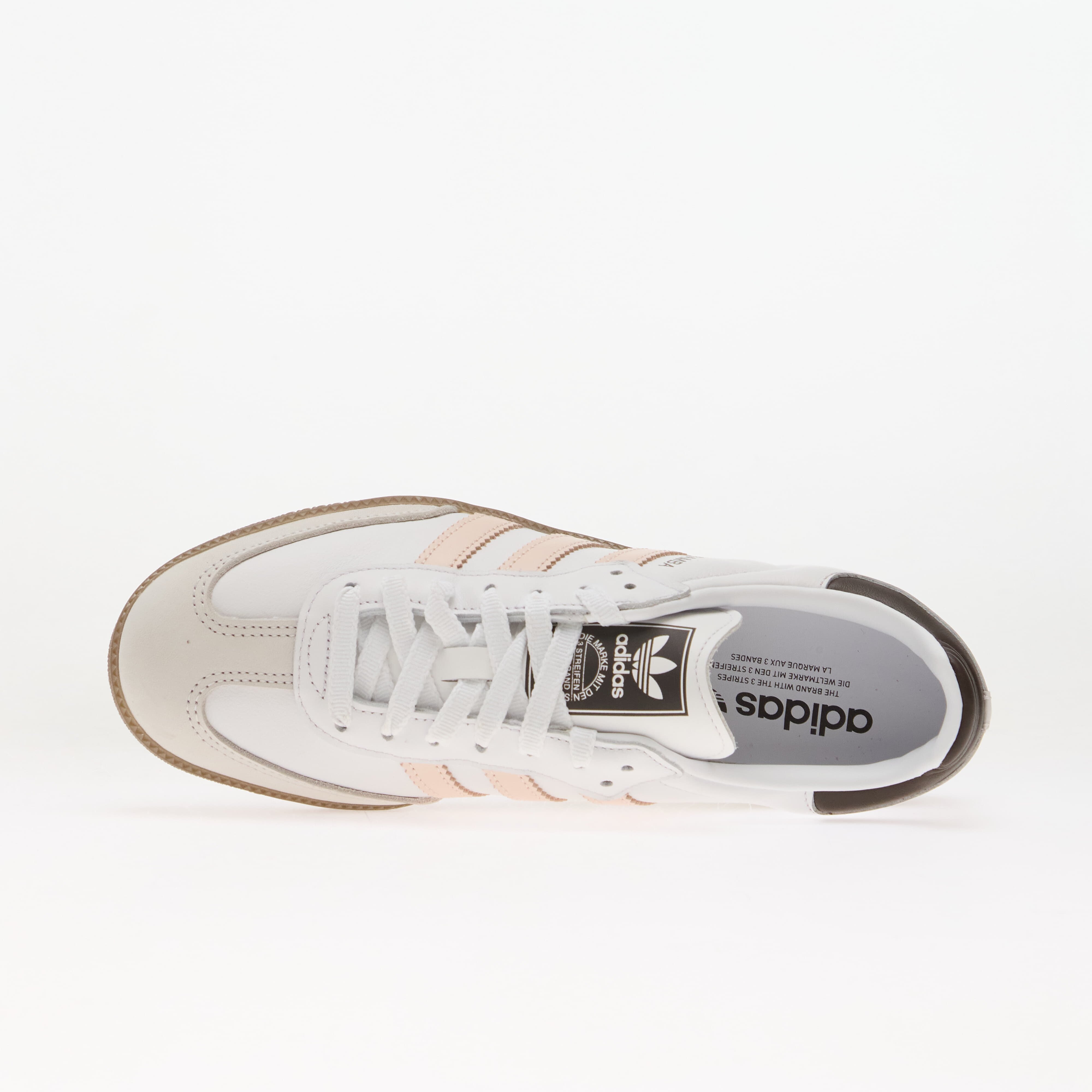 adidas Originals Сникърси adidas Samba OG Ftwr White/ Wonder Quartz/ Brown