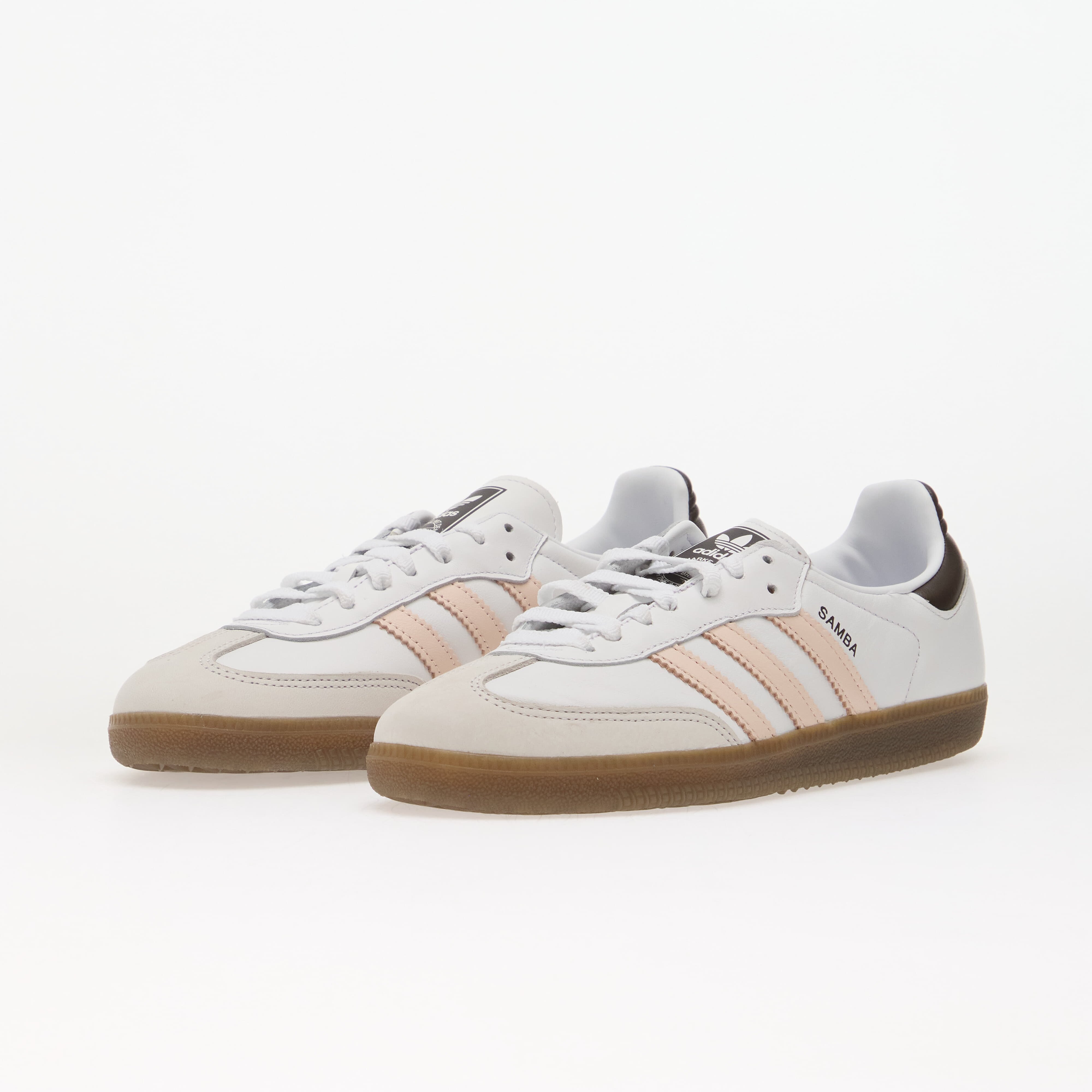 adidas Originals Сникърси adidas Samba OG Ftwr White/ Wonder Quartz/ Brown