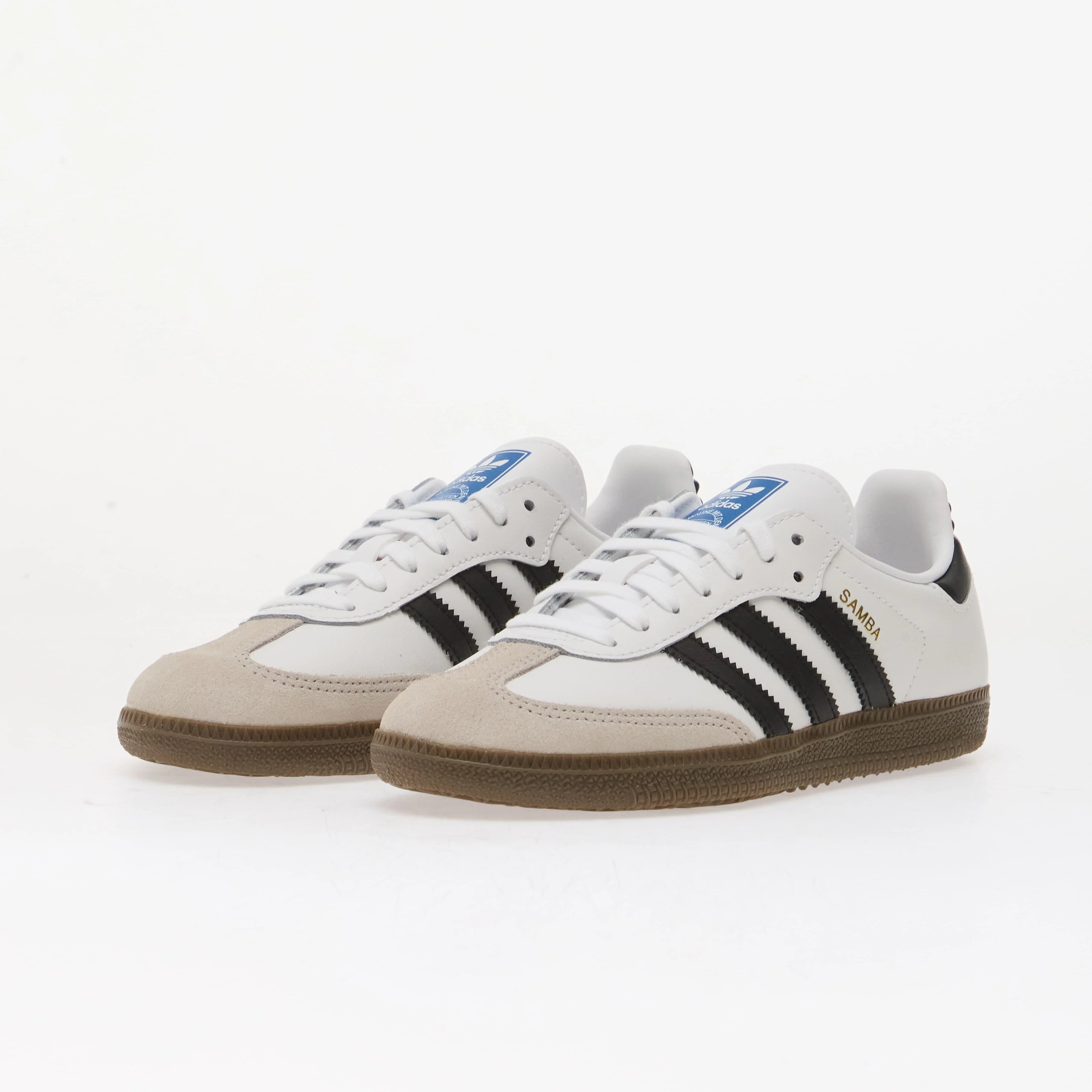 adidas Originals Сникърси adidas Samba OG Kids Cloud White/ Core Black/ Gum