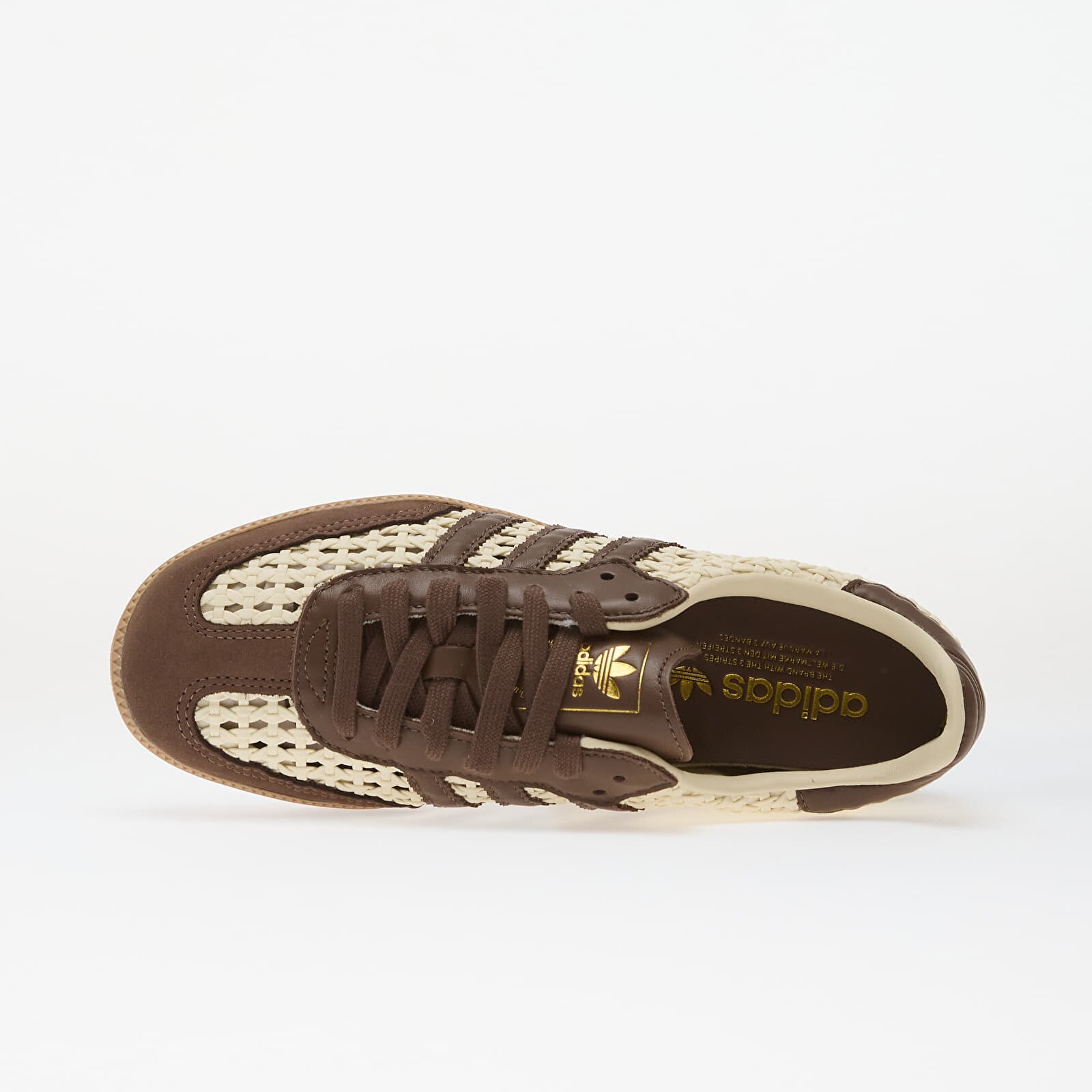 adidas Originals Сникърси adidas Samba Og W Crew White/ Earth Strata/ Gold Metallic