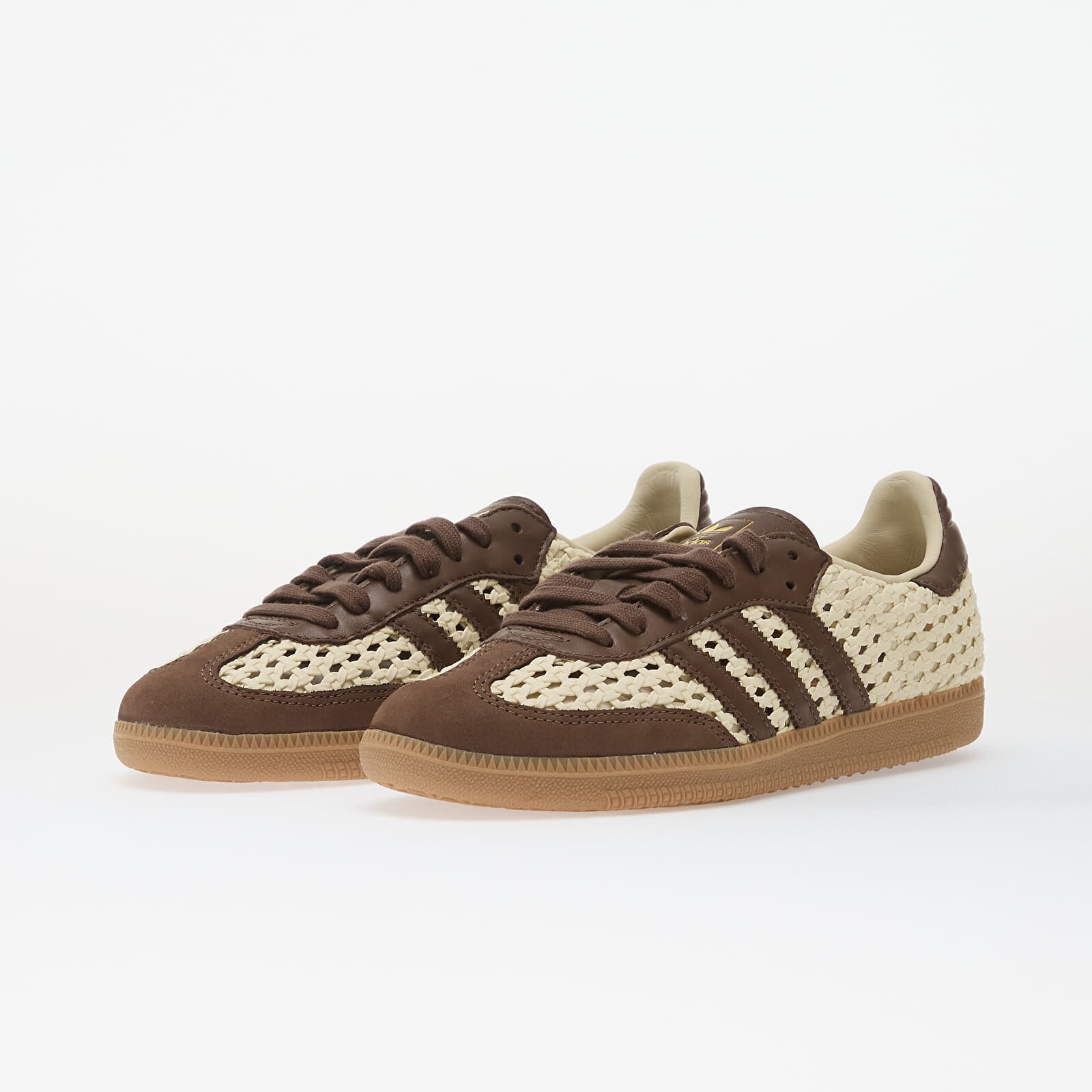 adidas Originals Сникърси adidas Samba Og W Crew White/ Earth Strata/ Gold Metallic