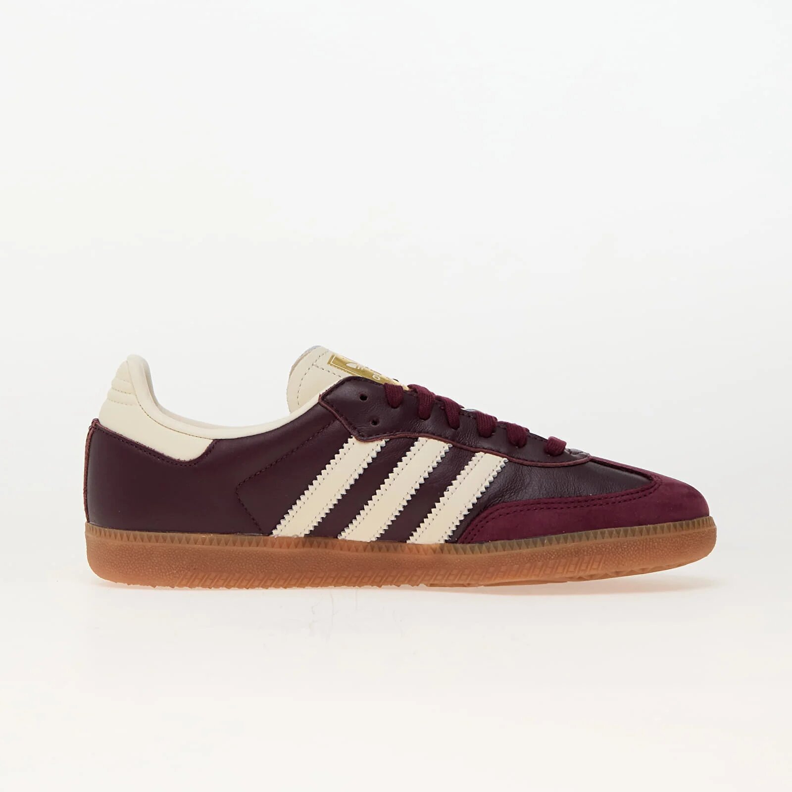 adidas Originals Сникърси adidas Samba Og W Maroon/ Crew White/ Gold Metallic
