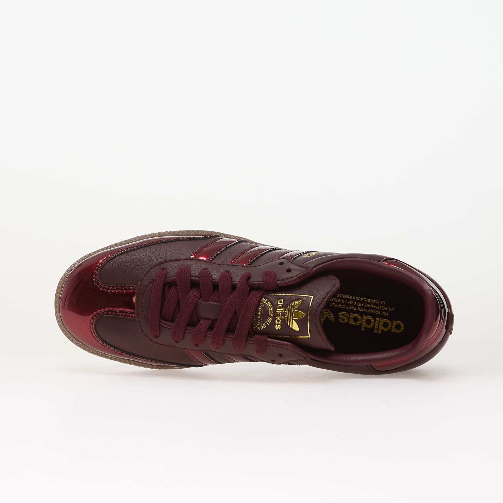 adidas Originals Сникърси adidas Samba Og W Maroon/ Maroon/ Gold Metallic