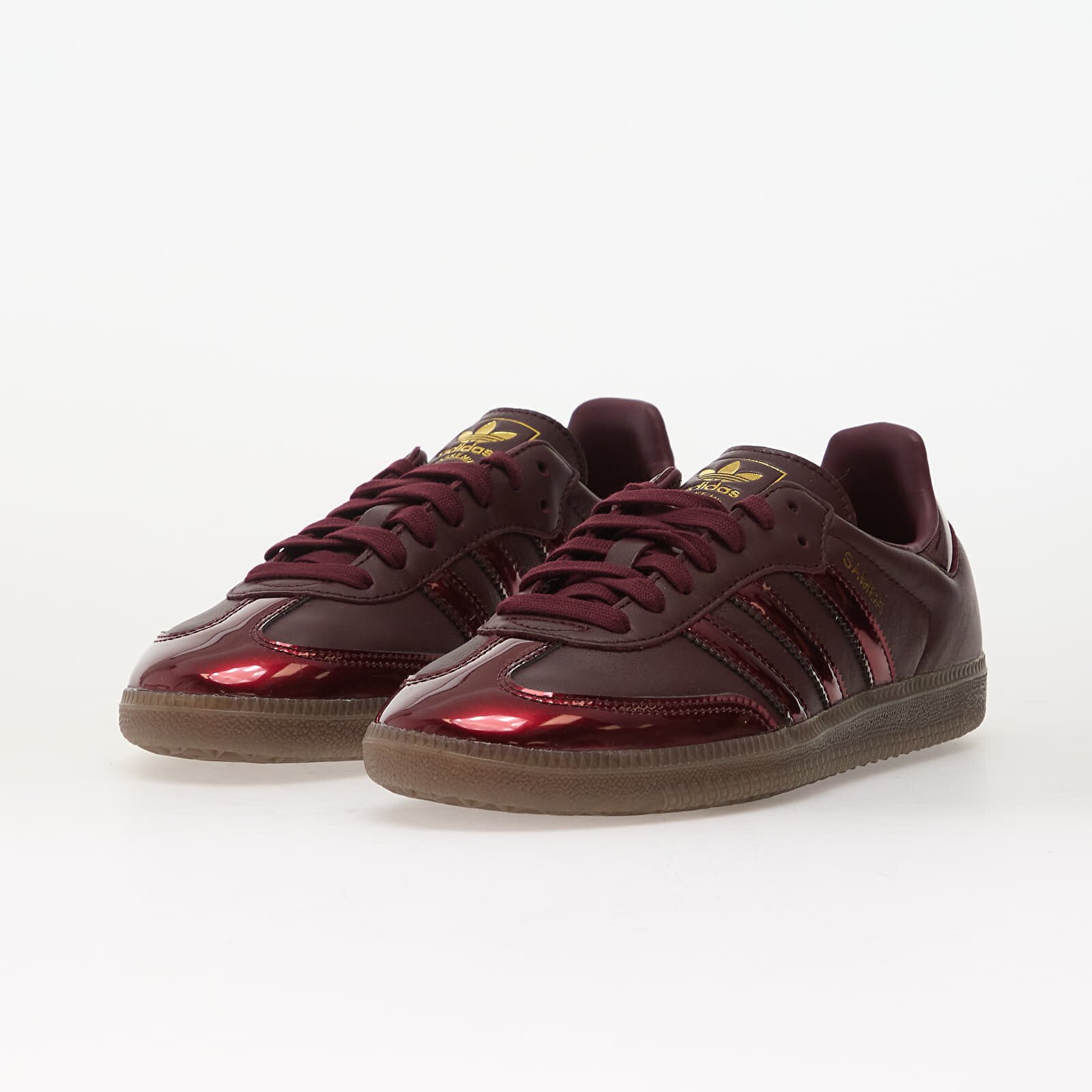 adidas Originals Сникърси adidas Samba Og W Maroon/ Maroon/ Gold Metallic