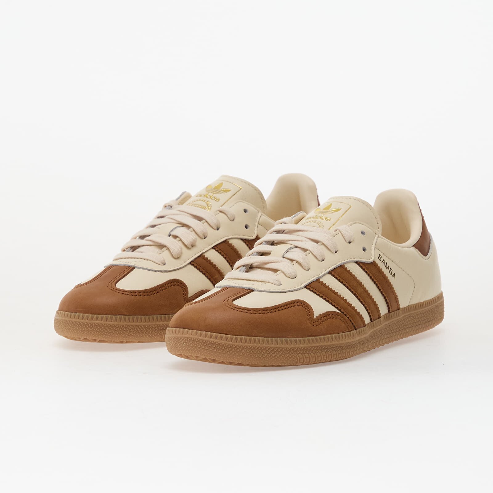adidas Originals Сникърси adidas Samba Og W Wonder White/ Dubr/ Gold Metallic