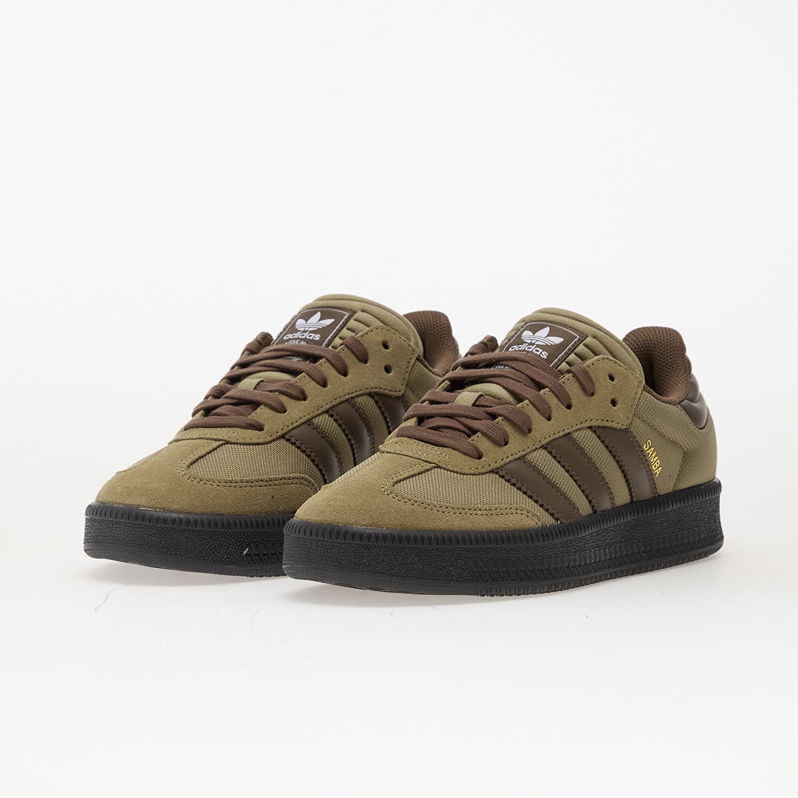 adidas Originals Сникърси adidas Samba Xlg Orbit Green/ Cardboard Brown/ Core Black