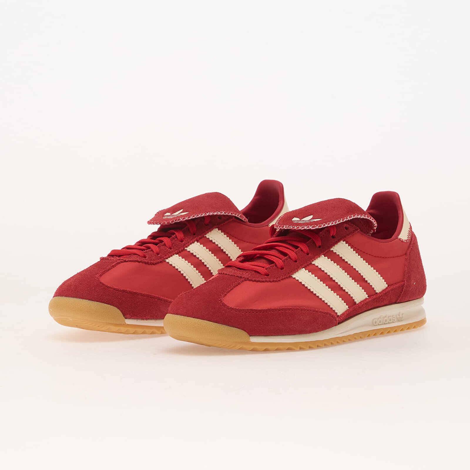 adidas Originals Сникърси adidas SL 72 Og Lt W Crew White/ Better Scarlet/ Crew White