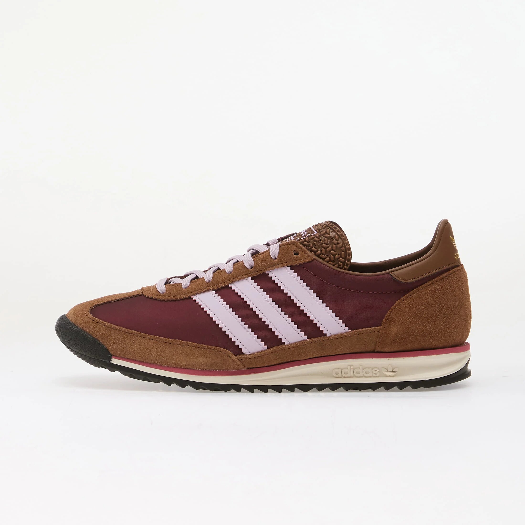 adidas Originals Сникърси adidas Sl 72 OG Maroon/ Ice Lavender/ Preloved Brown
