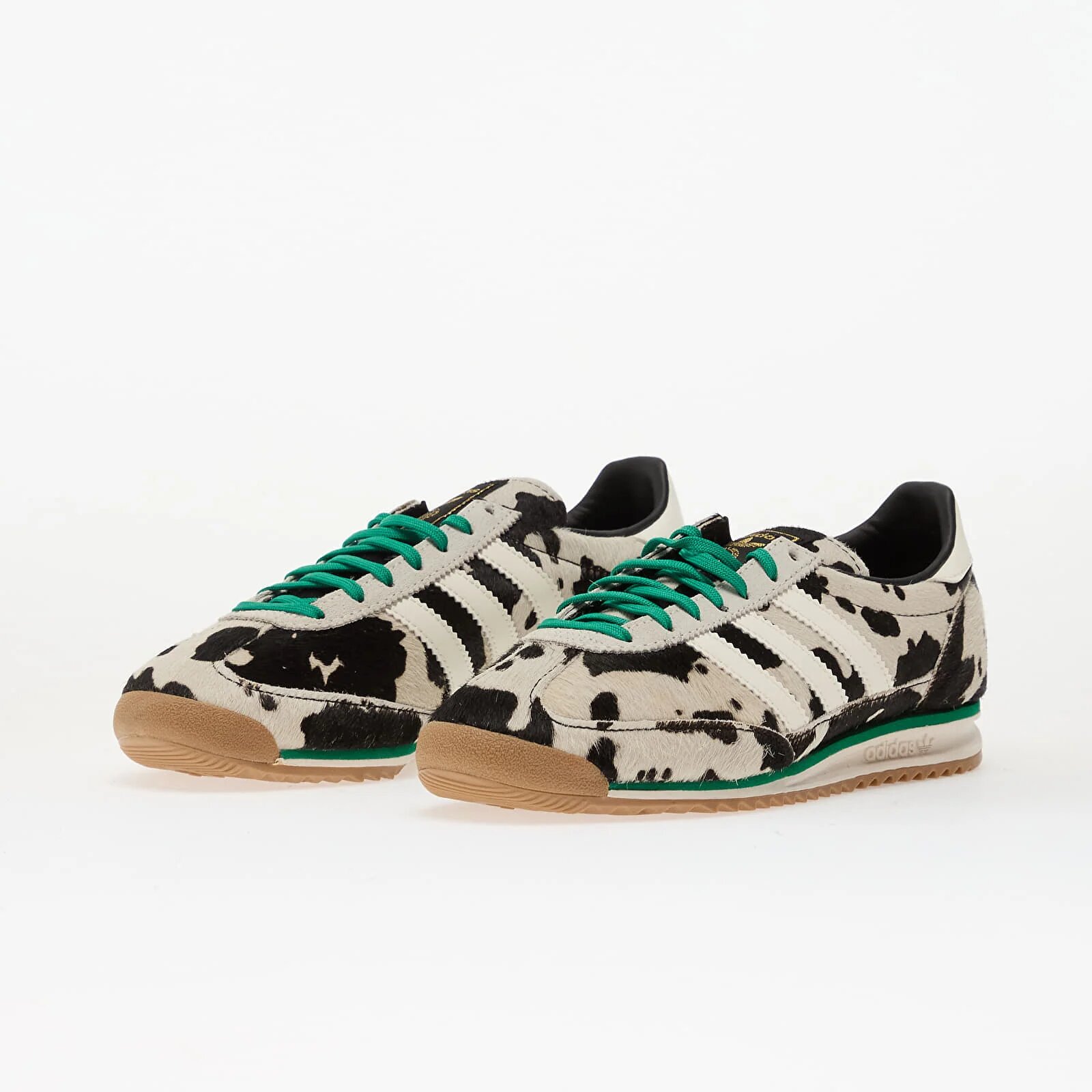 adidas Originals Сникърси adidas SL 72 Og W Core Black/ Off White/ Court Green