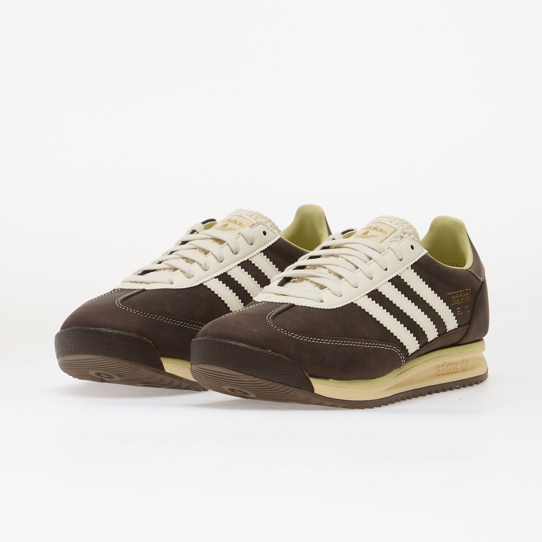 adidas Originals Сникърси adidas SL 72 RS Dark Brown/ Off White/ Dual Yellow