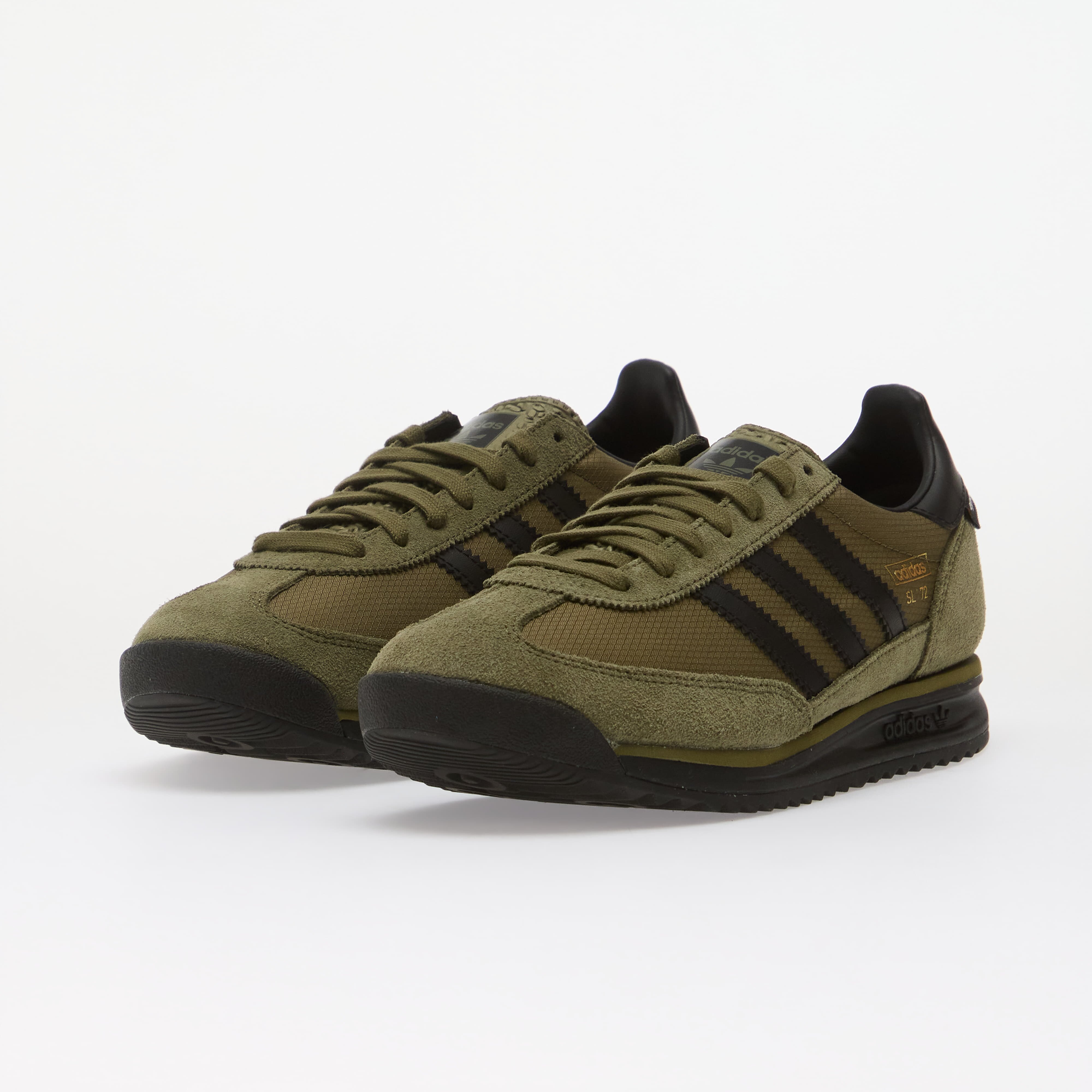 adidas Originals Сникърси adidas SL 72 Rs Focus Olive/ Core Black/ Khaki Three