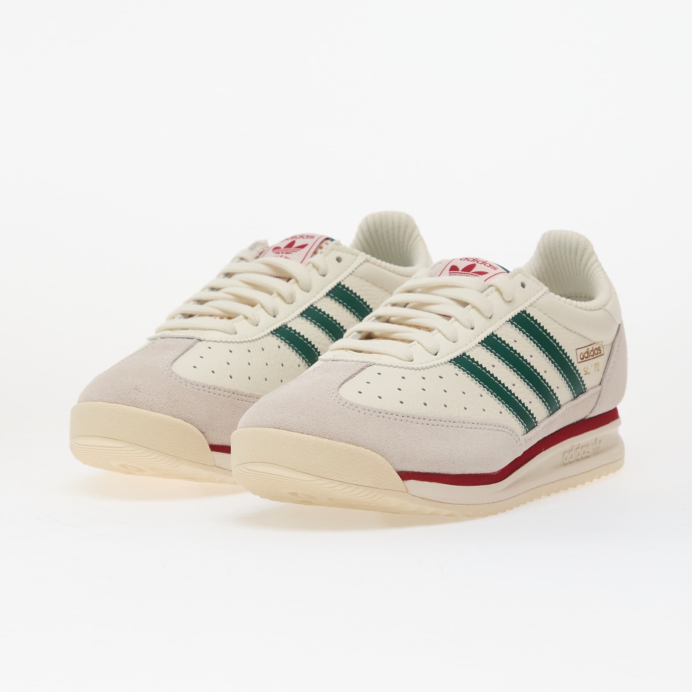 adidas Originals Сникърси adidas SL 72 RS Off White/ Collegiate Green/ Crystal White