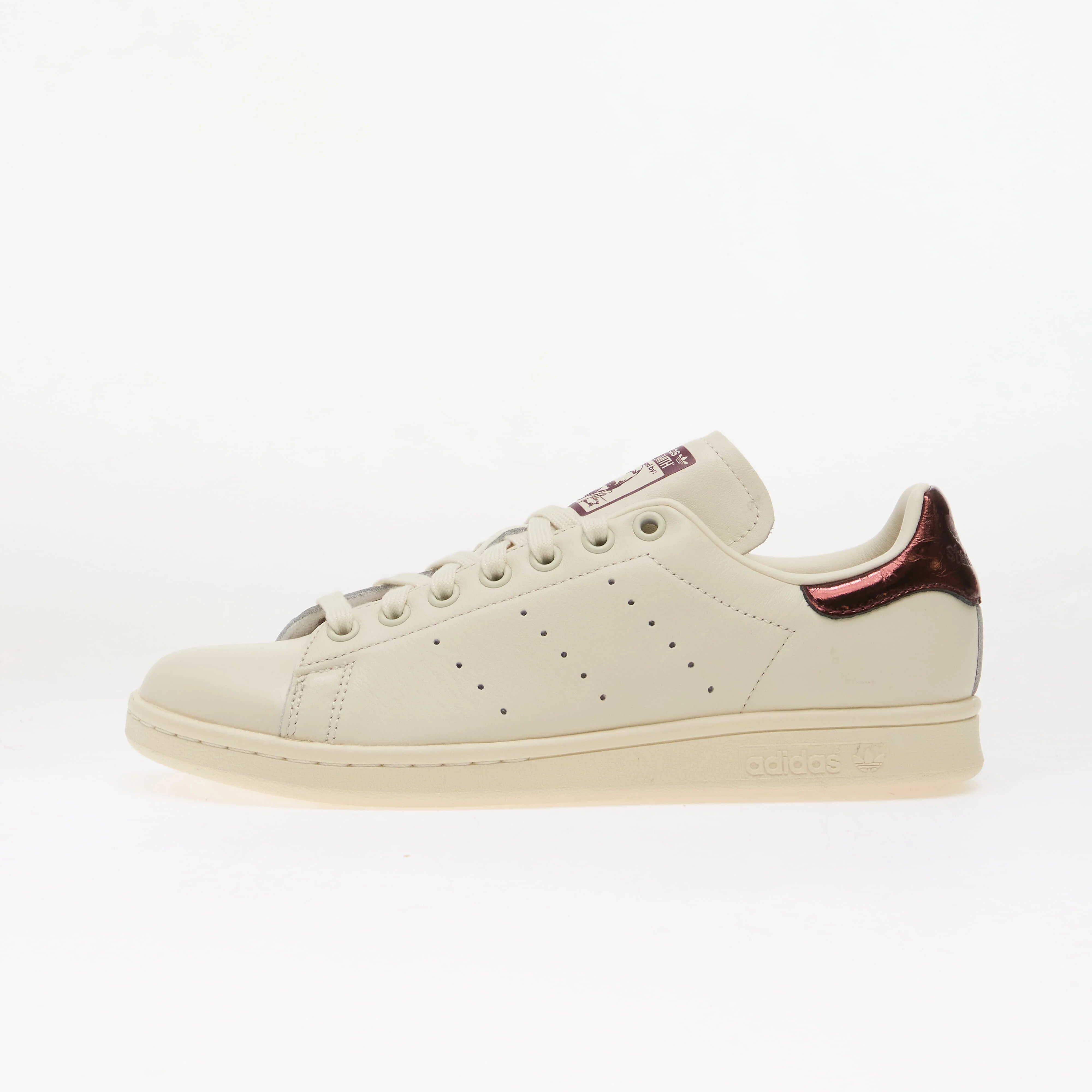 adidas Originals Сникърси adidas Stan Smith Off White/ Maroon/ Gold Met.