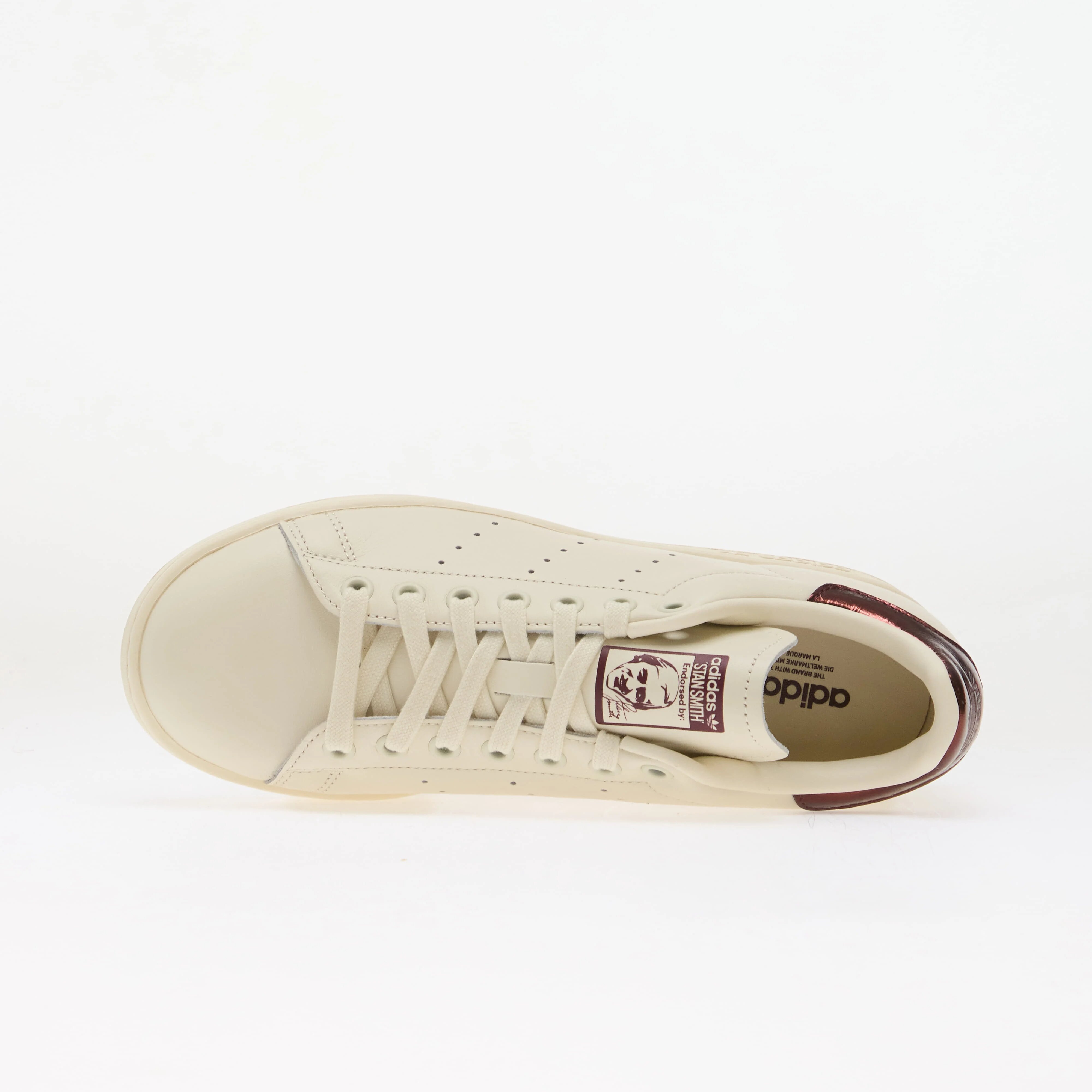 adidas Originals Сникърси adidas Stan Smith Off White/ Maroon/ Gold Met.