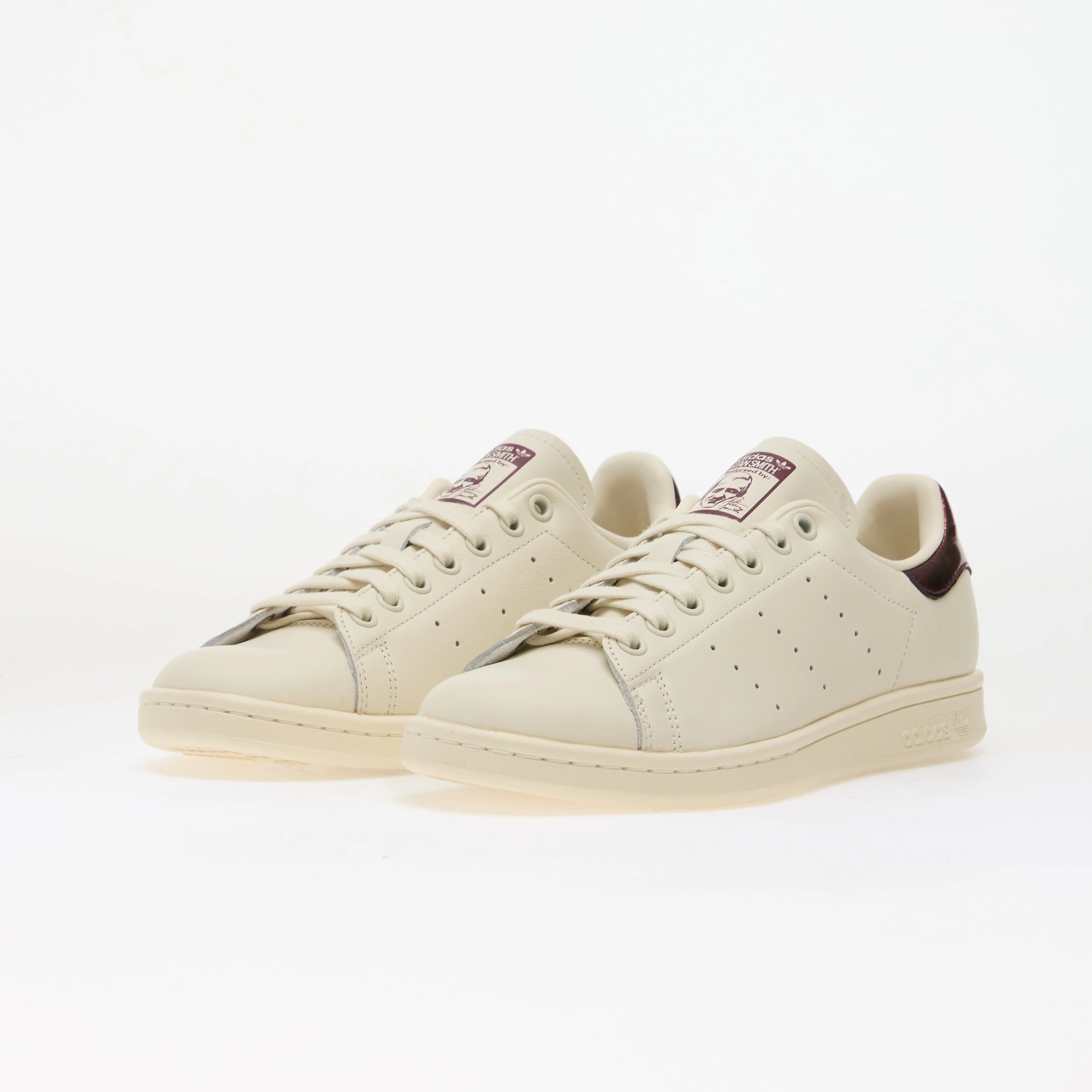 adidas Originals Сникърси adidas Stan Smith Off White/ Maroon/ Gold Met.