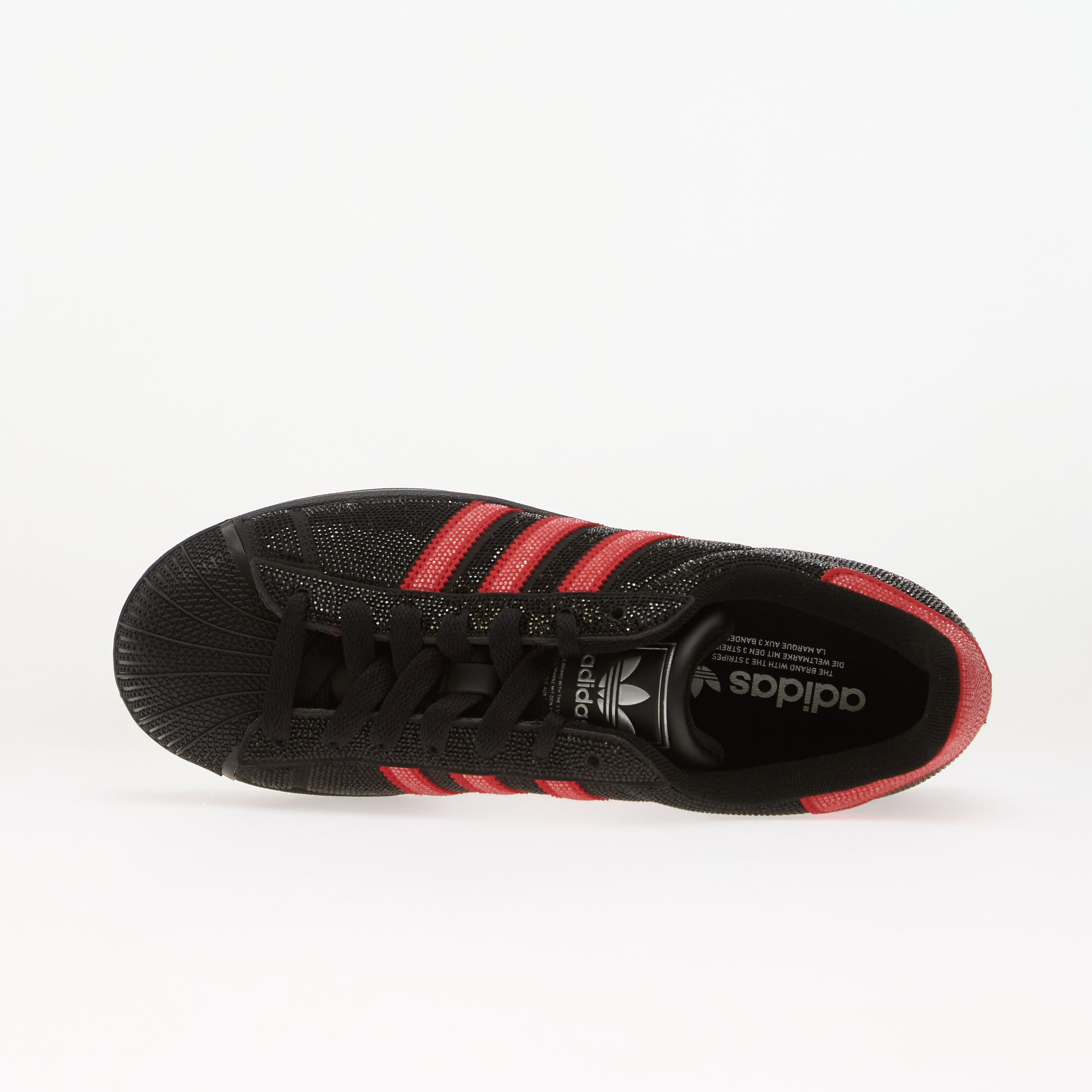 adidas Originals Сникърси adidas Superstar II Core Black/ Better Scarlet/ Silver Met.