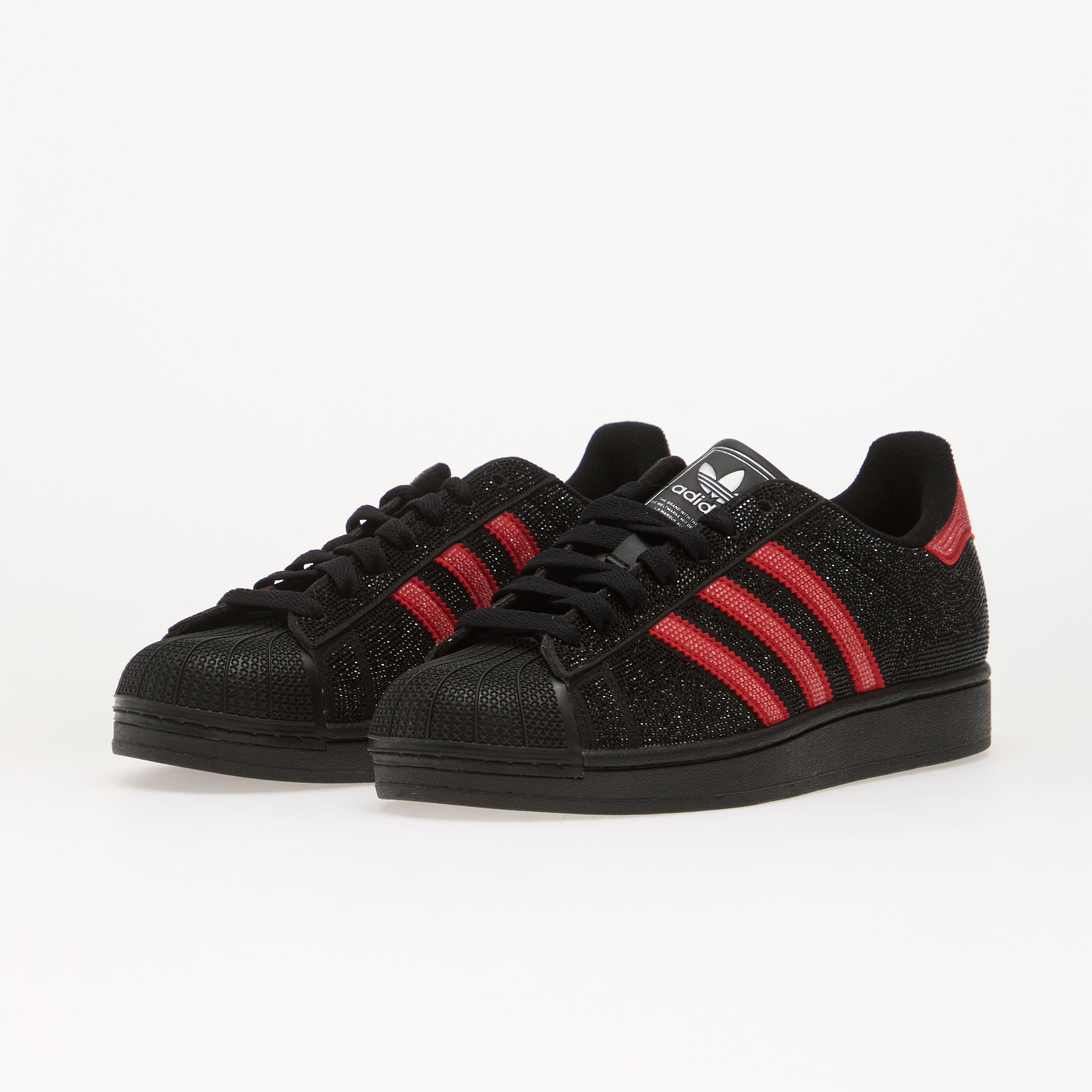 adidas Originals Сникърси adidas Superstar II Core Black/ Better Scarlet/ Silver Met.