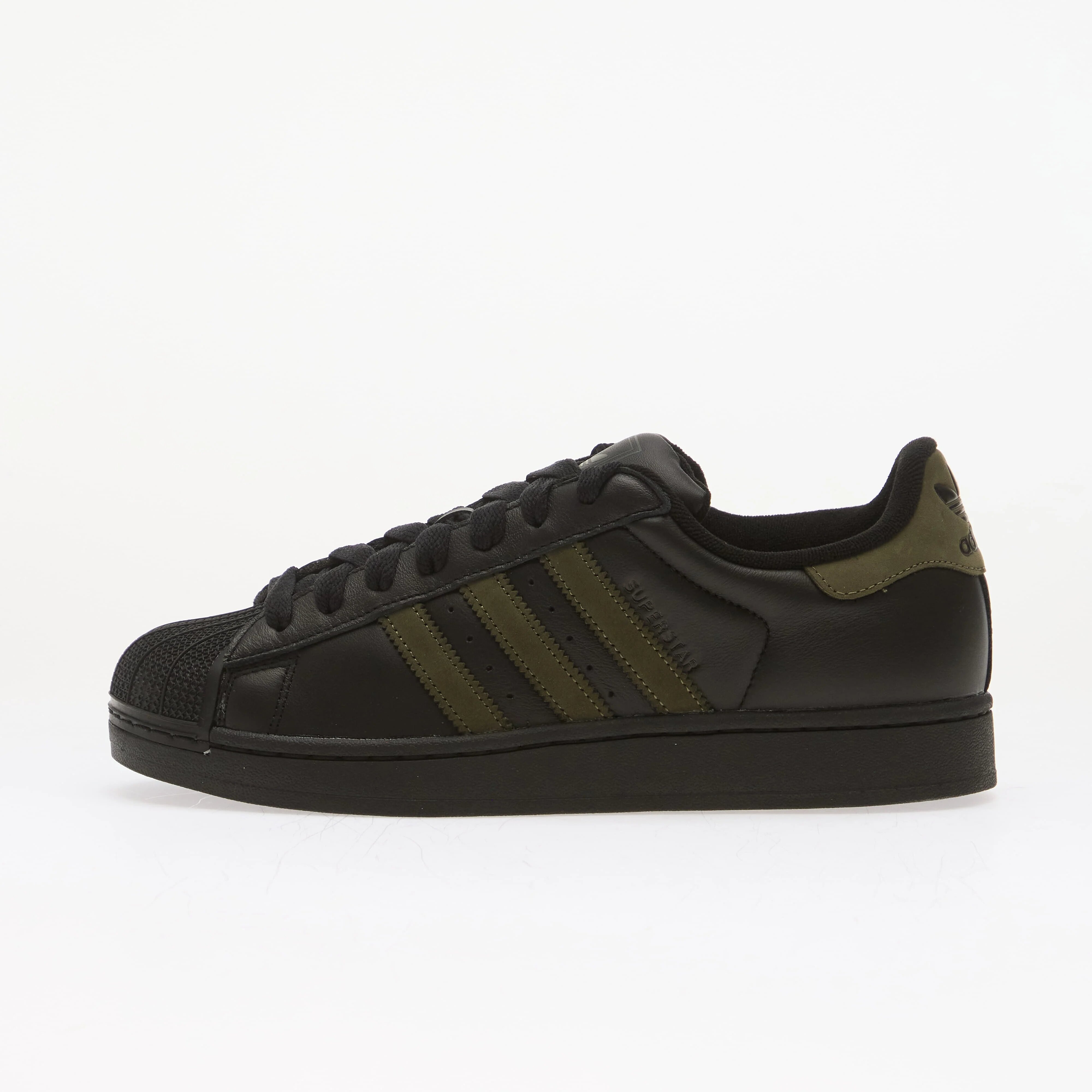 adidas Originals Сникърси adidas Superstar II Core Black/ Olive Strata/ Core Black