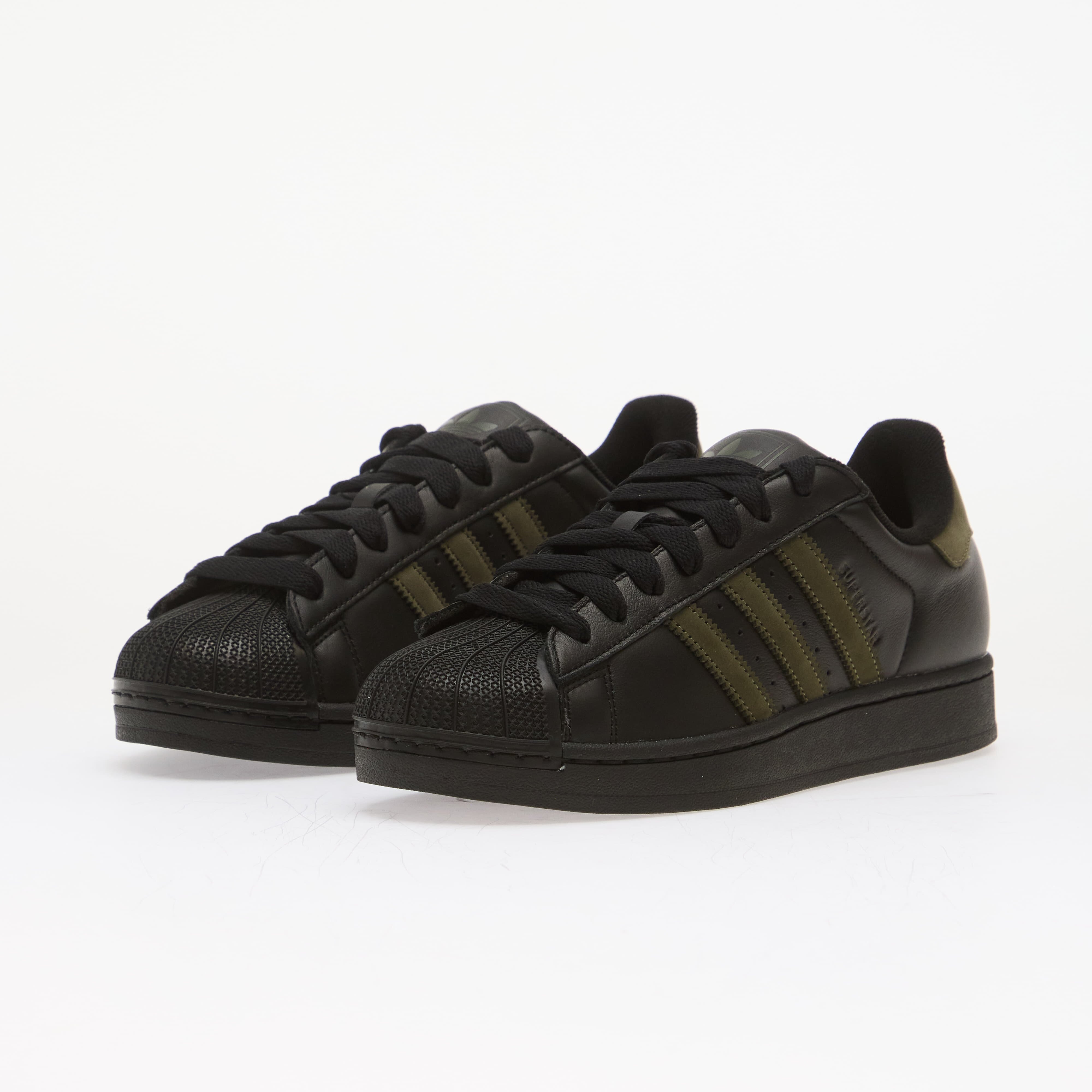 adidas Originals Сникърси adidas Superstar II Core Black/ Olive Strata/ Core Black