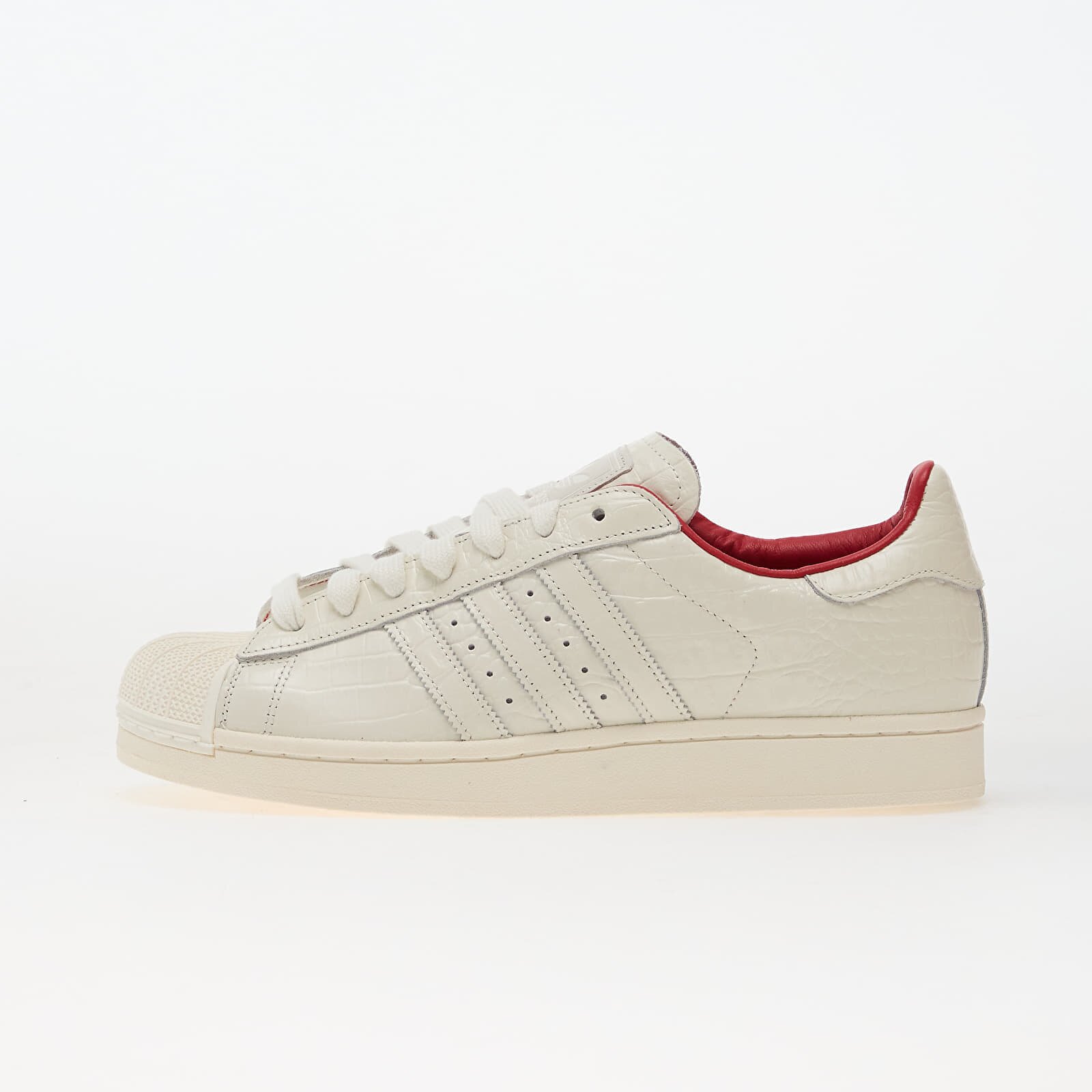 adidas Originals Сникърси adidas Superstar II Core White/ Core White/ Better Scarlet