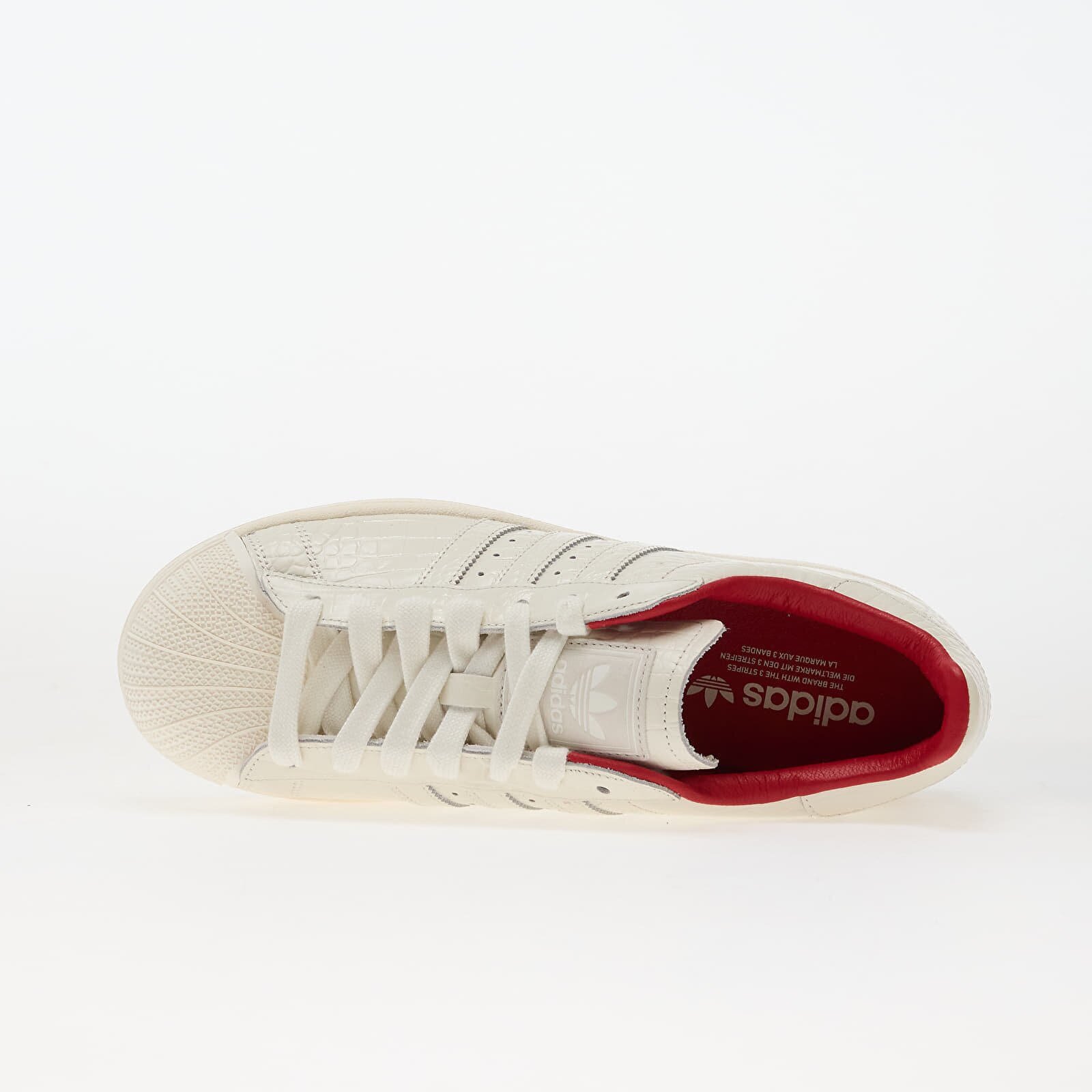adidas Originals Сникърси adidas Superstar II Core White/ Core White/ Better Scarlet