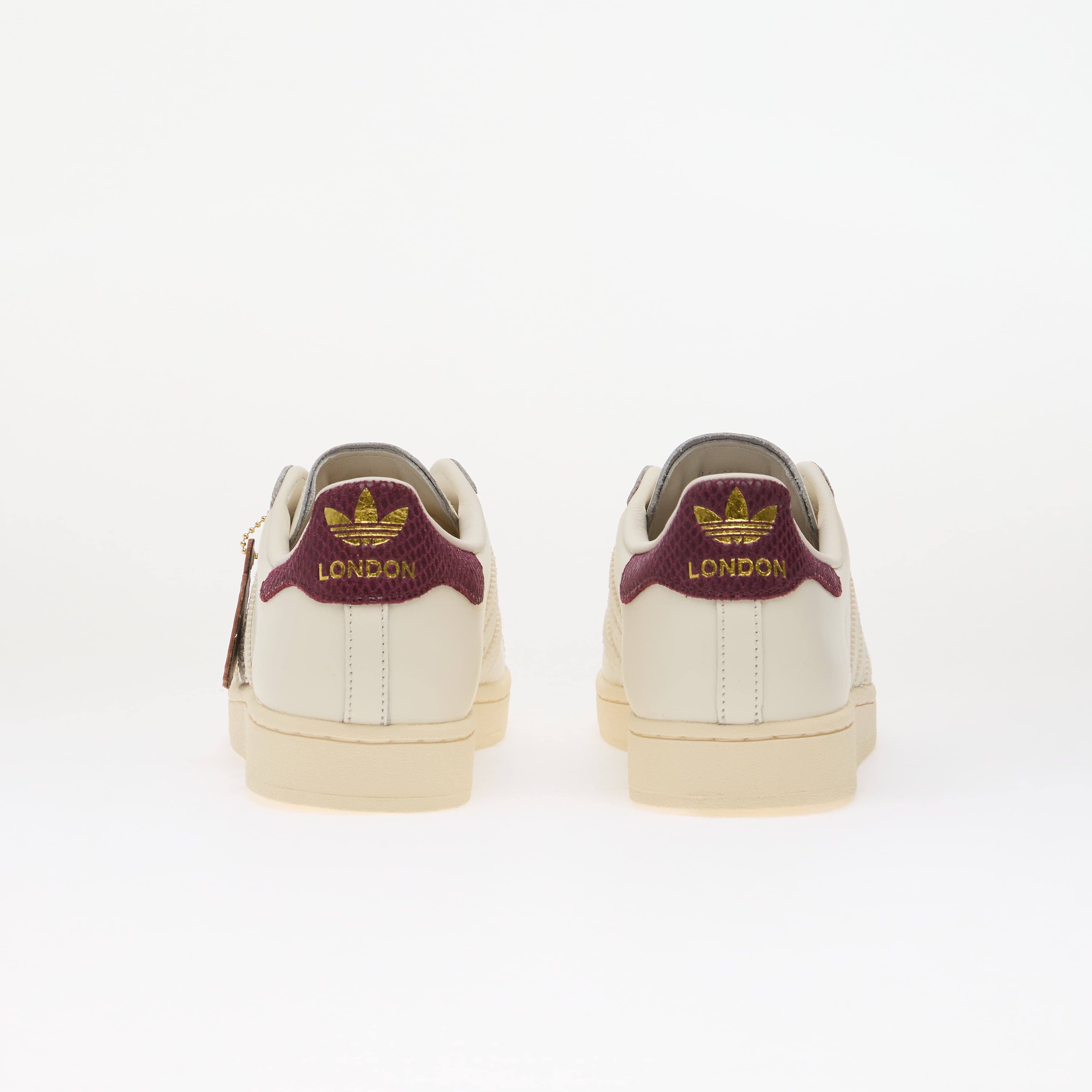 adidas Originals Сникърси adidas Superstar II Core White/ Maroon/ Cream White