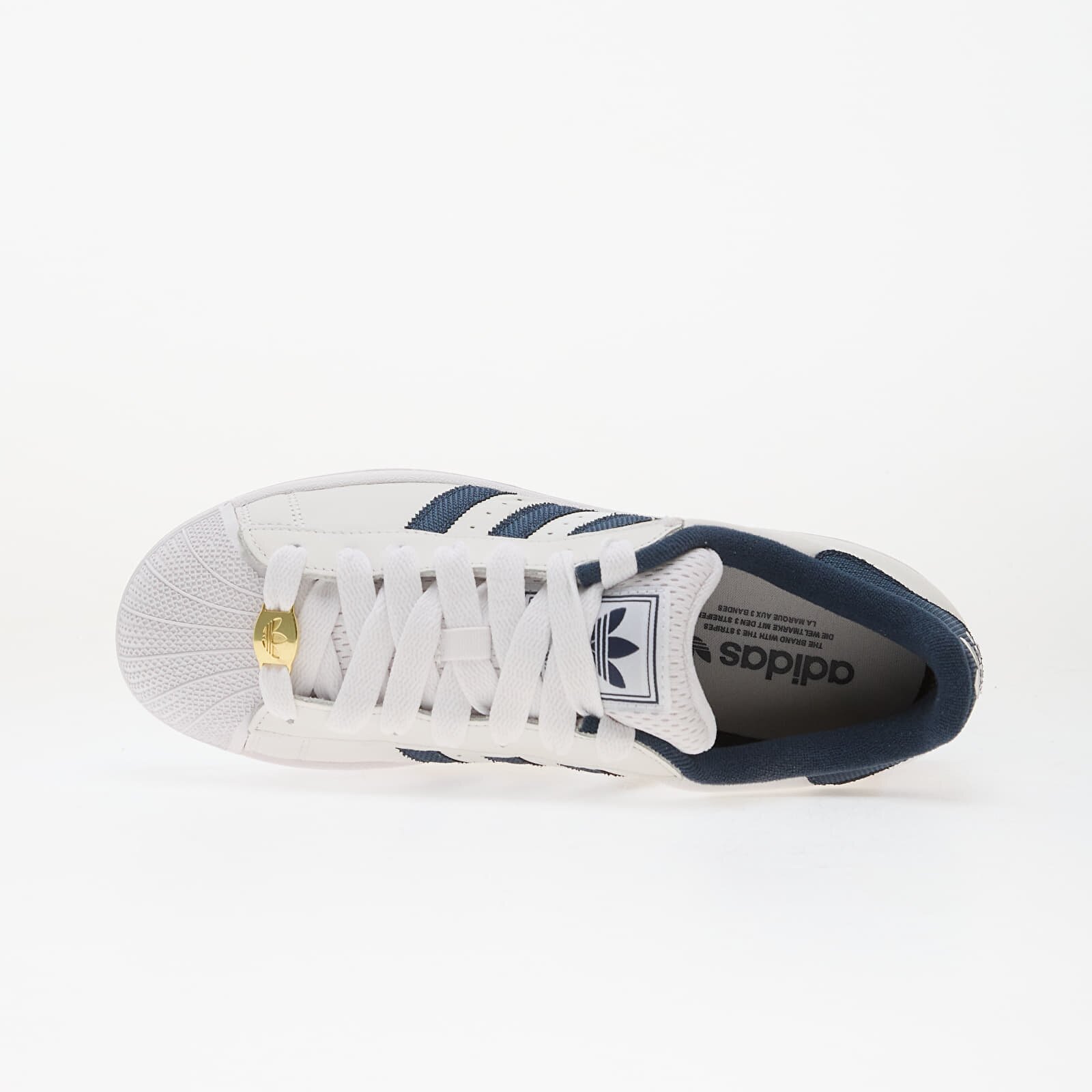 adidas Originals Сникърси adidas Superstar II Ftw White/ Crenav/ Gold Metallic