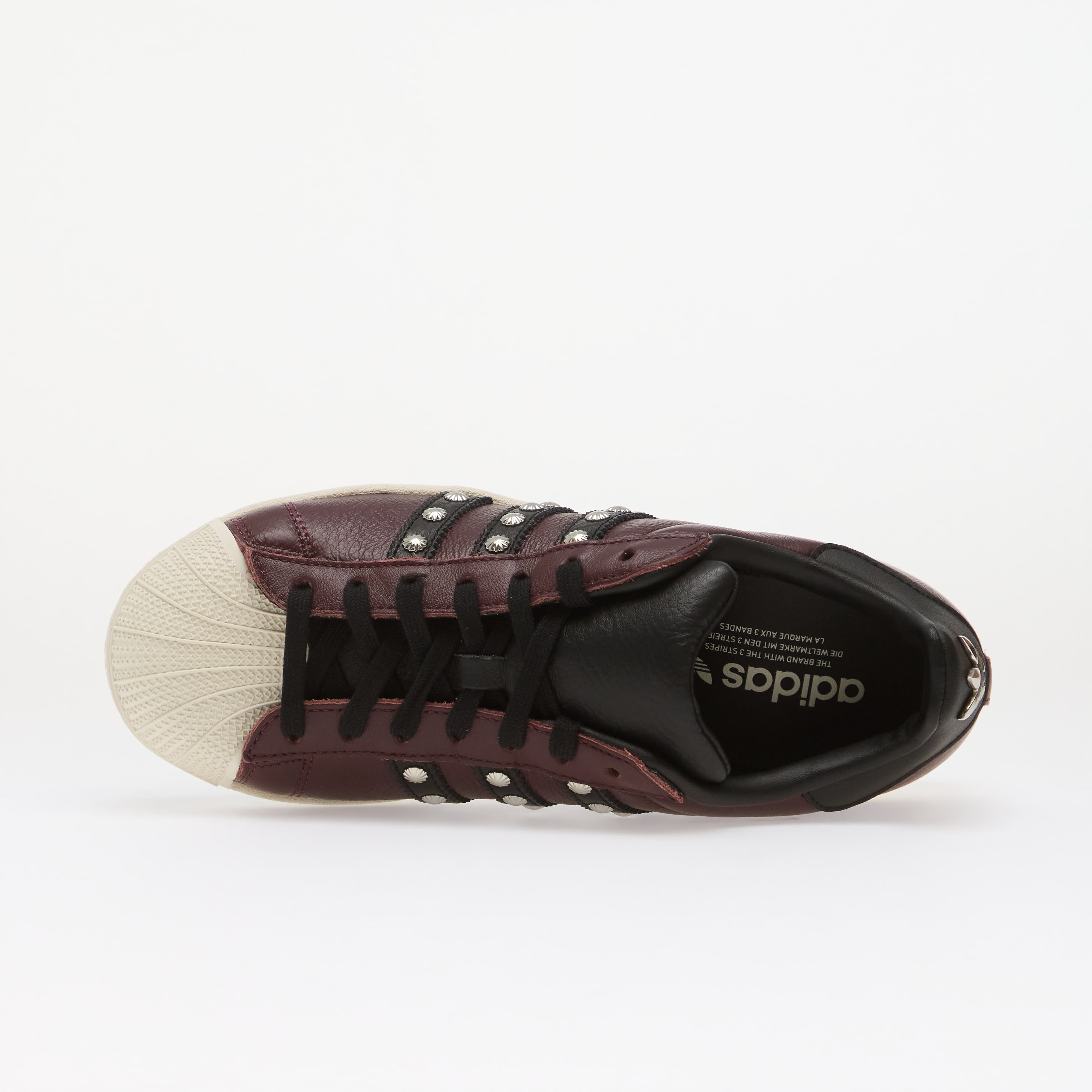 adidas Originals Сникърси adidas Superstar II Maroon/ Core Black/ Off White