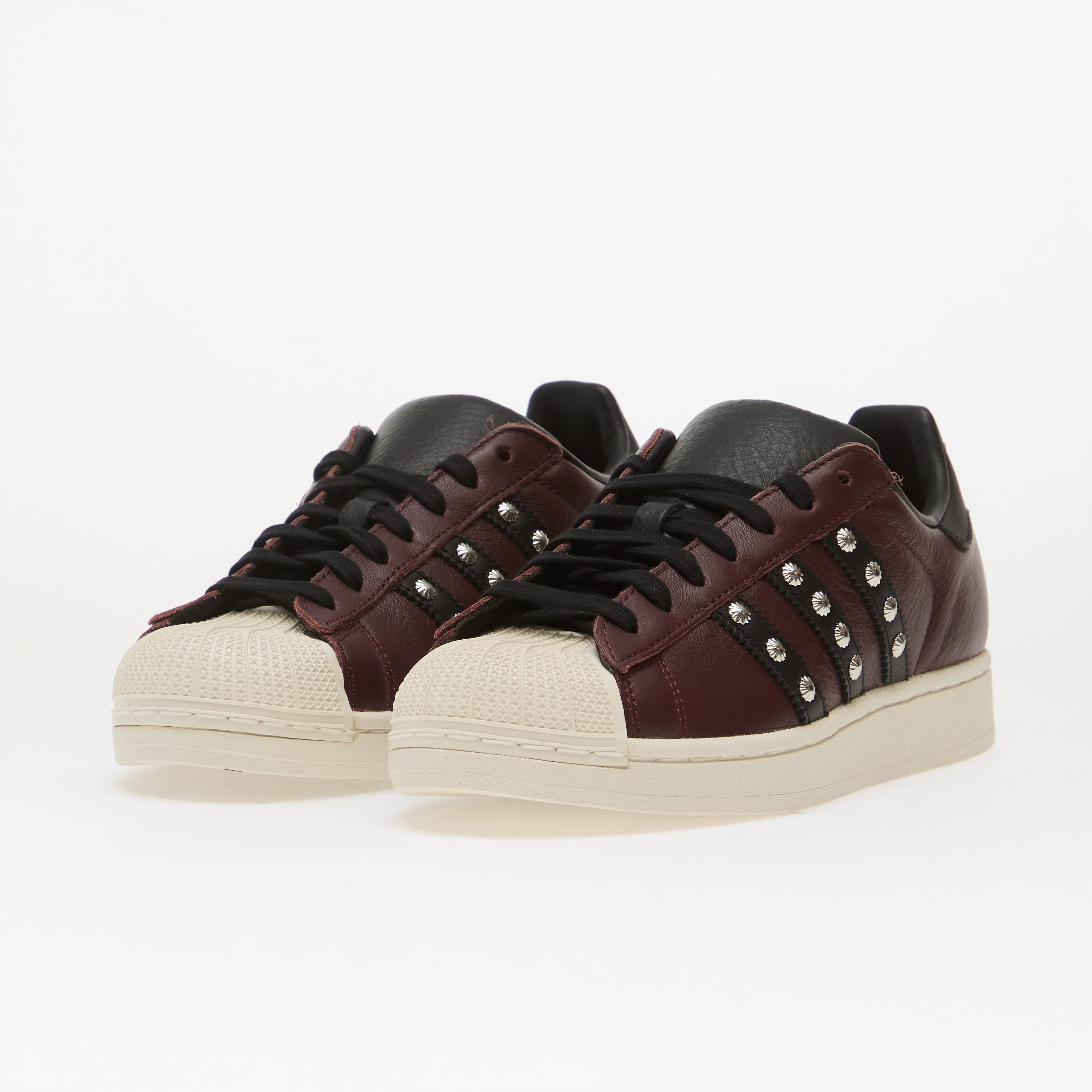 adidas Originals Сникърси adidas Superstar II Maroon/ Core Black/ Off White