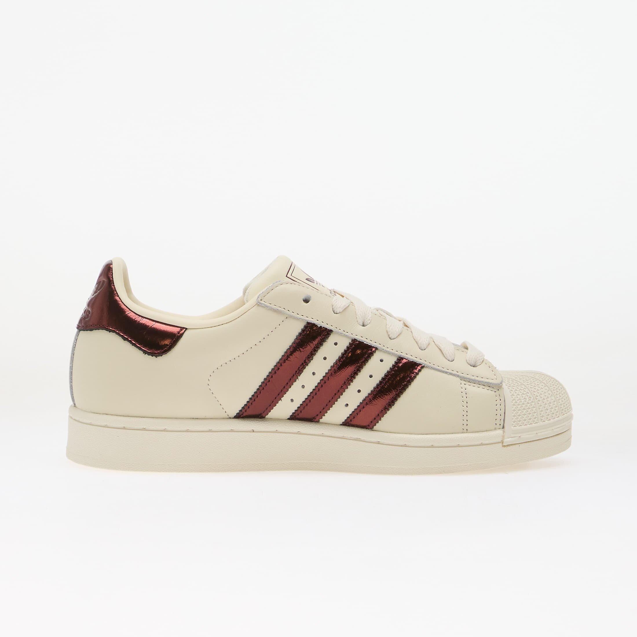 adidas Originals Сникърси adidas Superstar II Off White/ Maroon/ Gold Met.