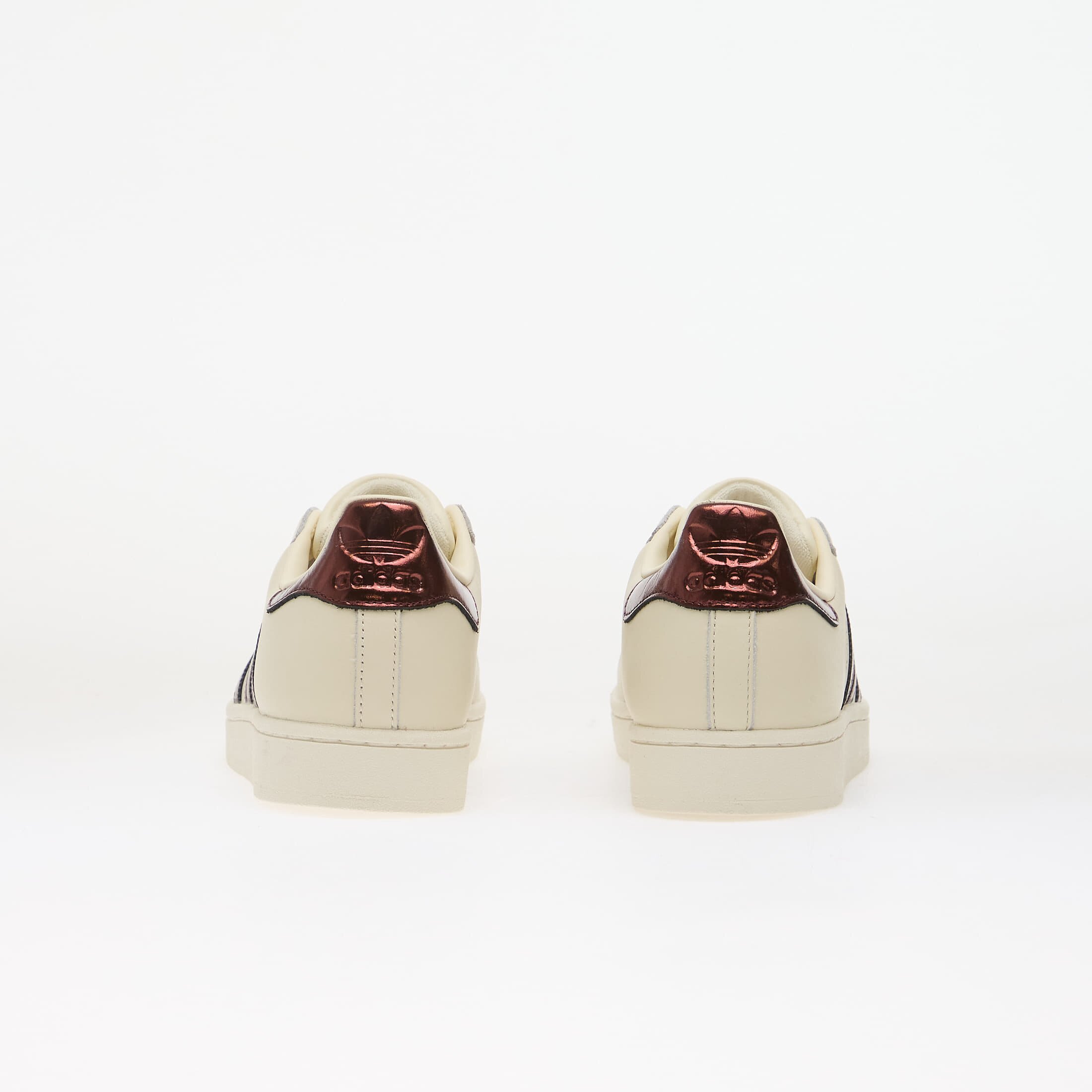 adidas Originals Сникърси adidas Superstar II Off White/ Maroon/ Gold Met.