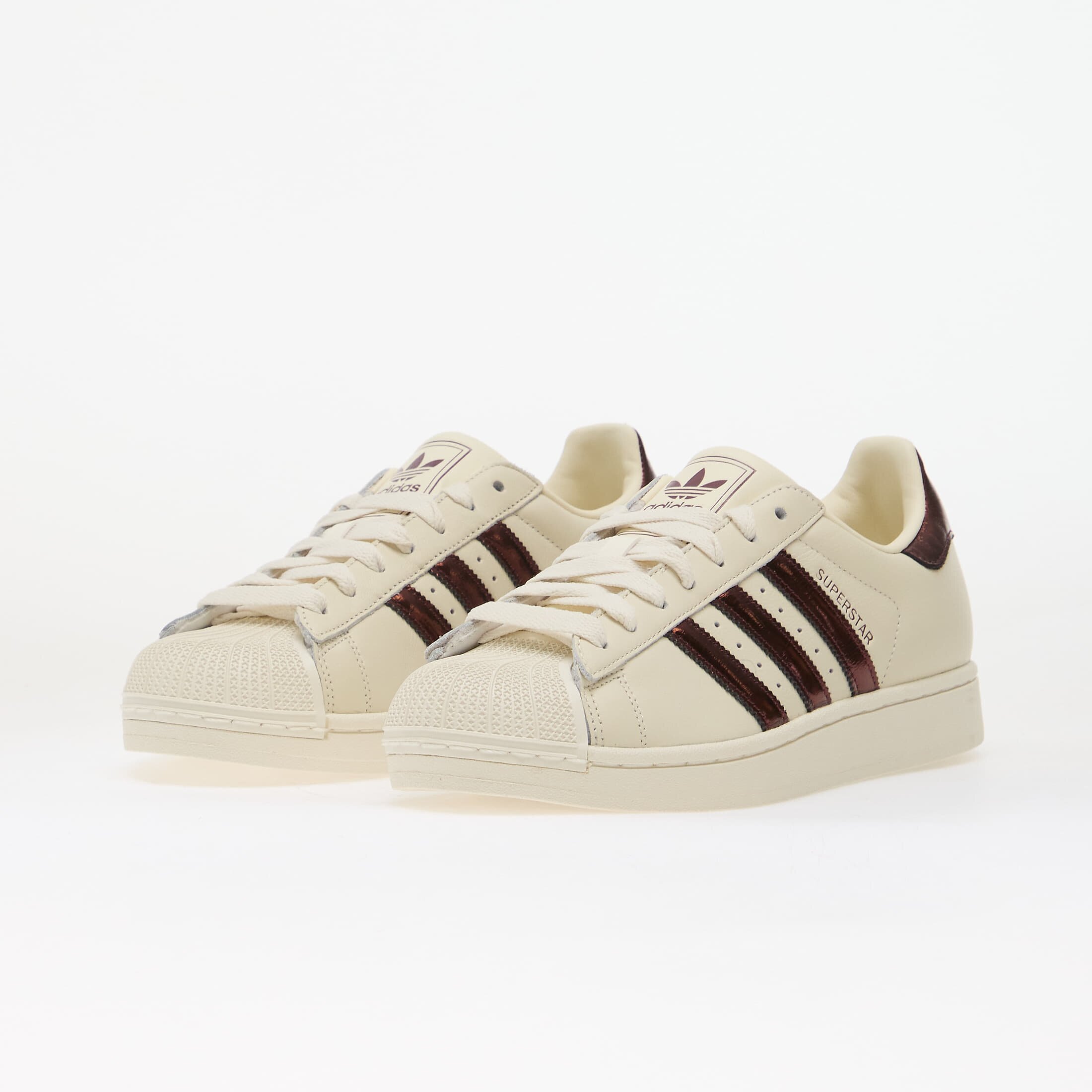 adidas Originals Сникърси adidas Superstar II Off White/ Maroon/ Gold Met.