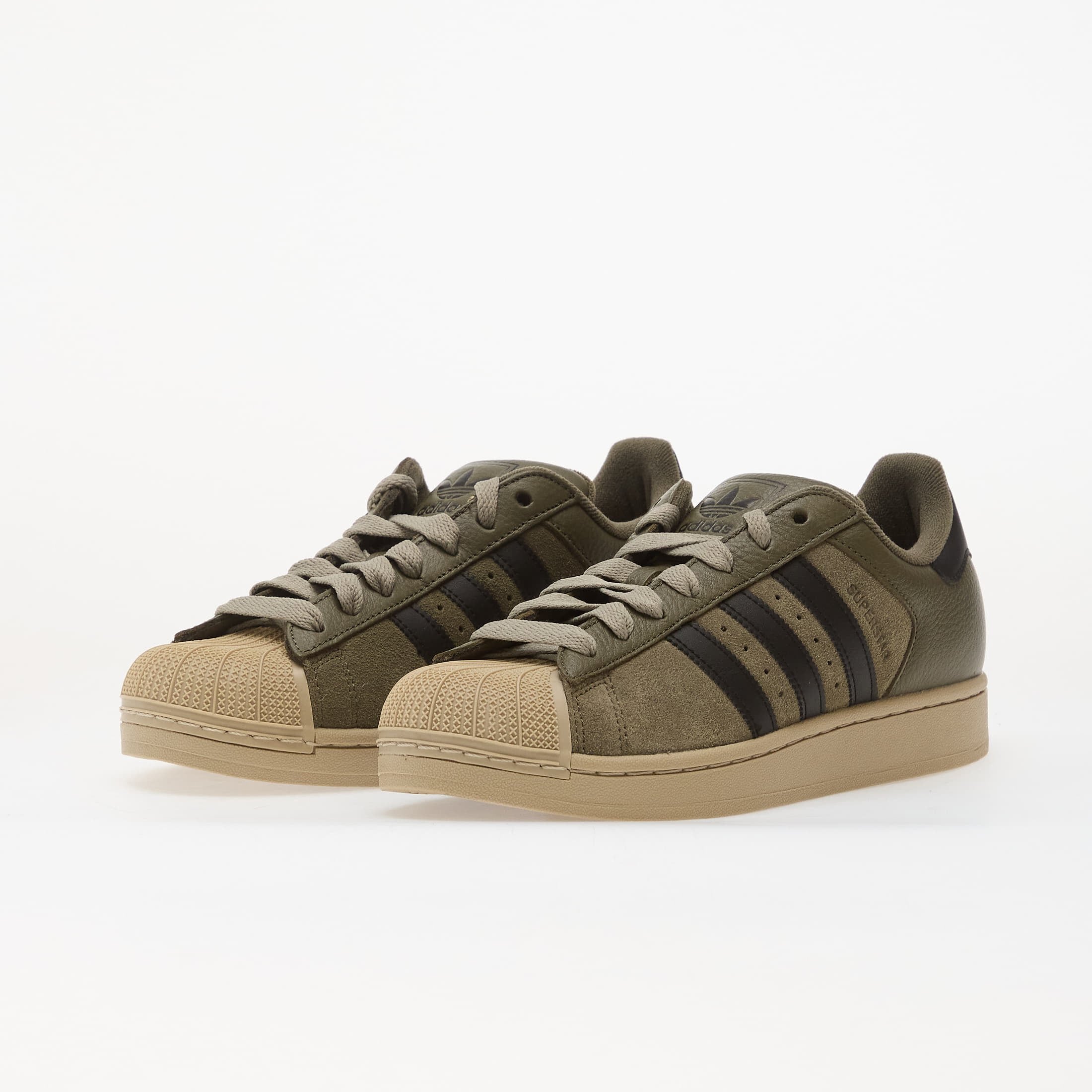 adidas Originals Сникърси adidas Superstar Ii Olive Strata/ Core Black/ Khaki Three