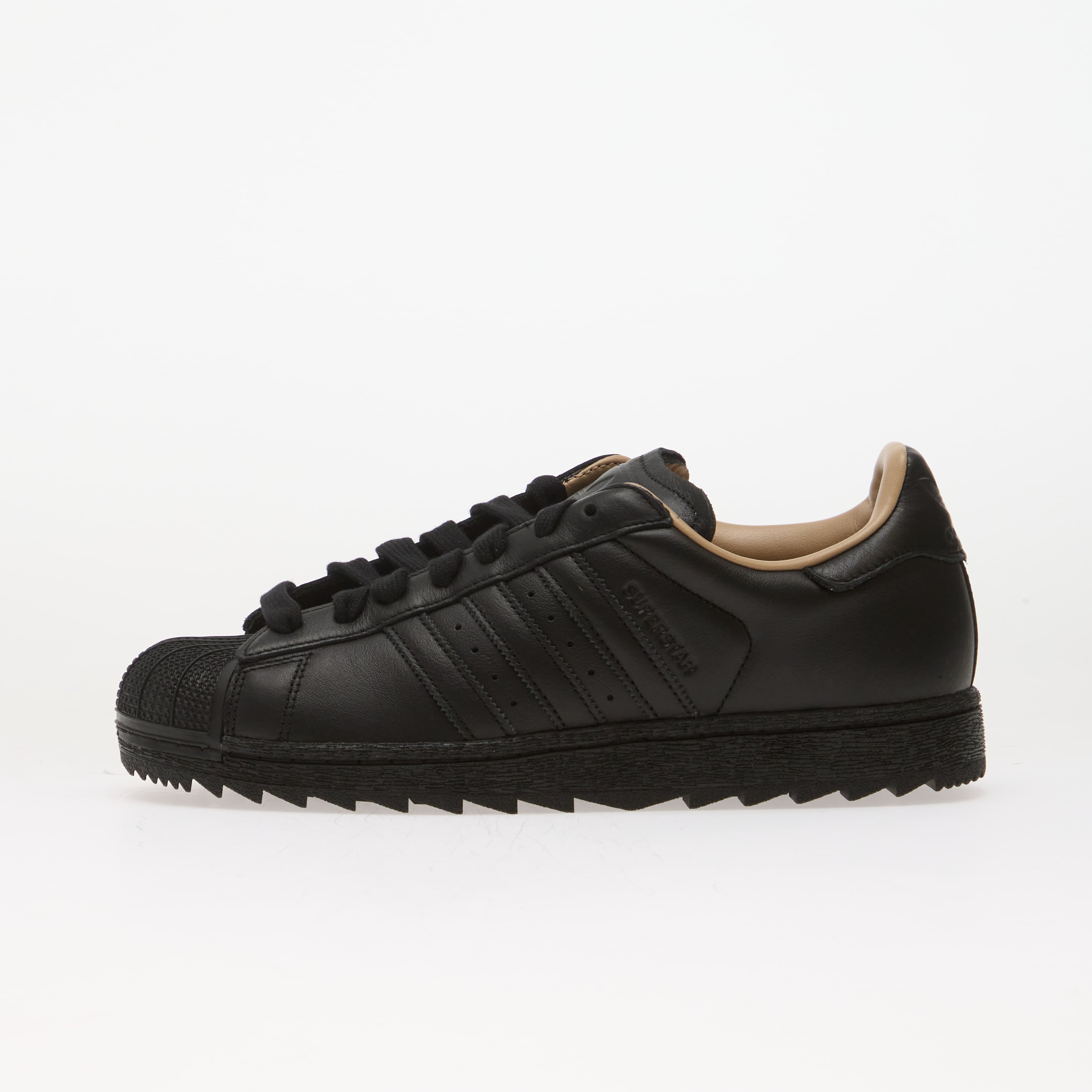 adidas Originals Сникърси adidas Superstar II Ripple Core Black/ Core Black/ Warm Sandstone