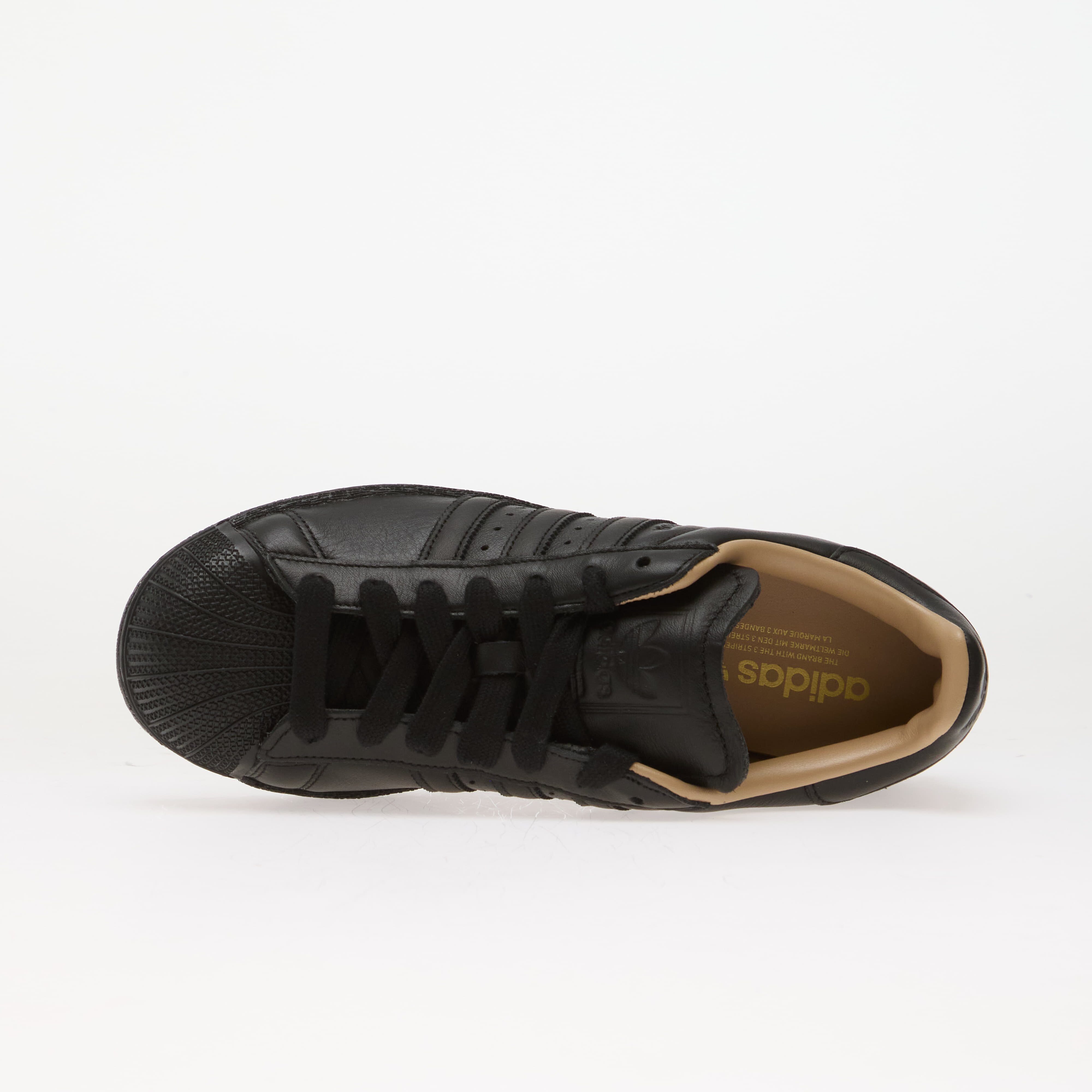 adidas Originals Сникърси adidas Superstar II Ripple Core Black/ Core Black/ Warm Sandstone