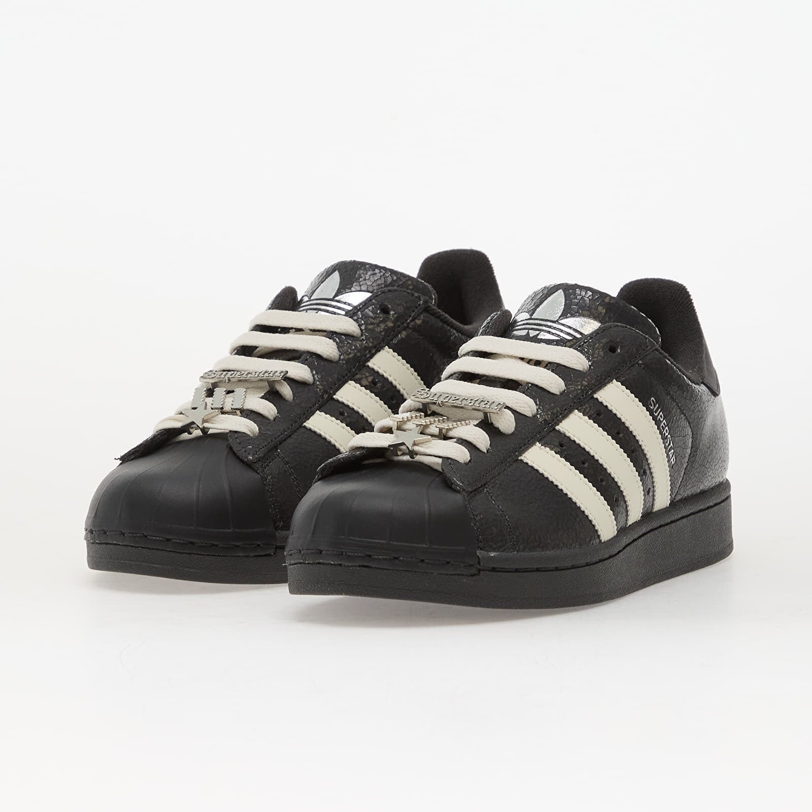 adidas Originals Сникърси adidas Superstar II W Carbon/ Off White/ Silver Metallic