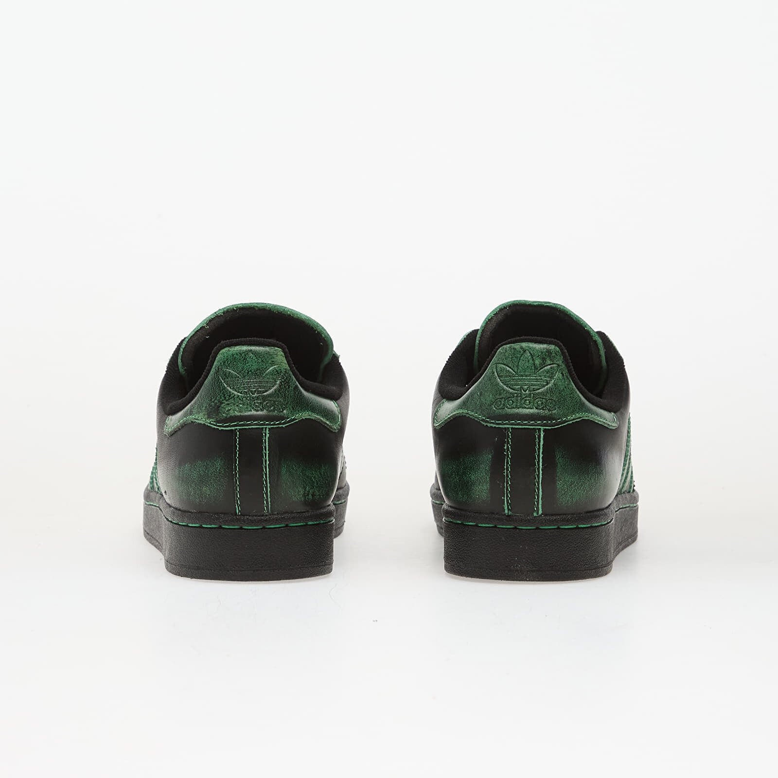 adidas Originals Сникърси adidas Superstar II W Core Black/ Core Black/ Semi Screaming Green