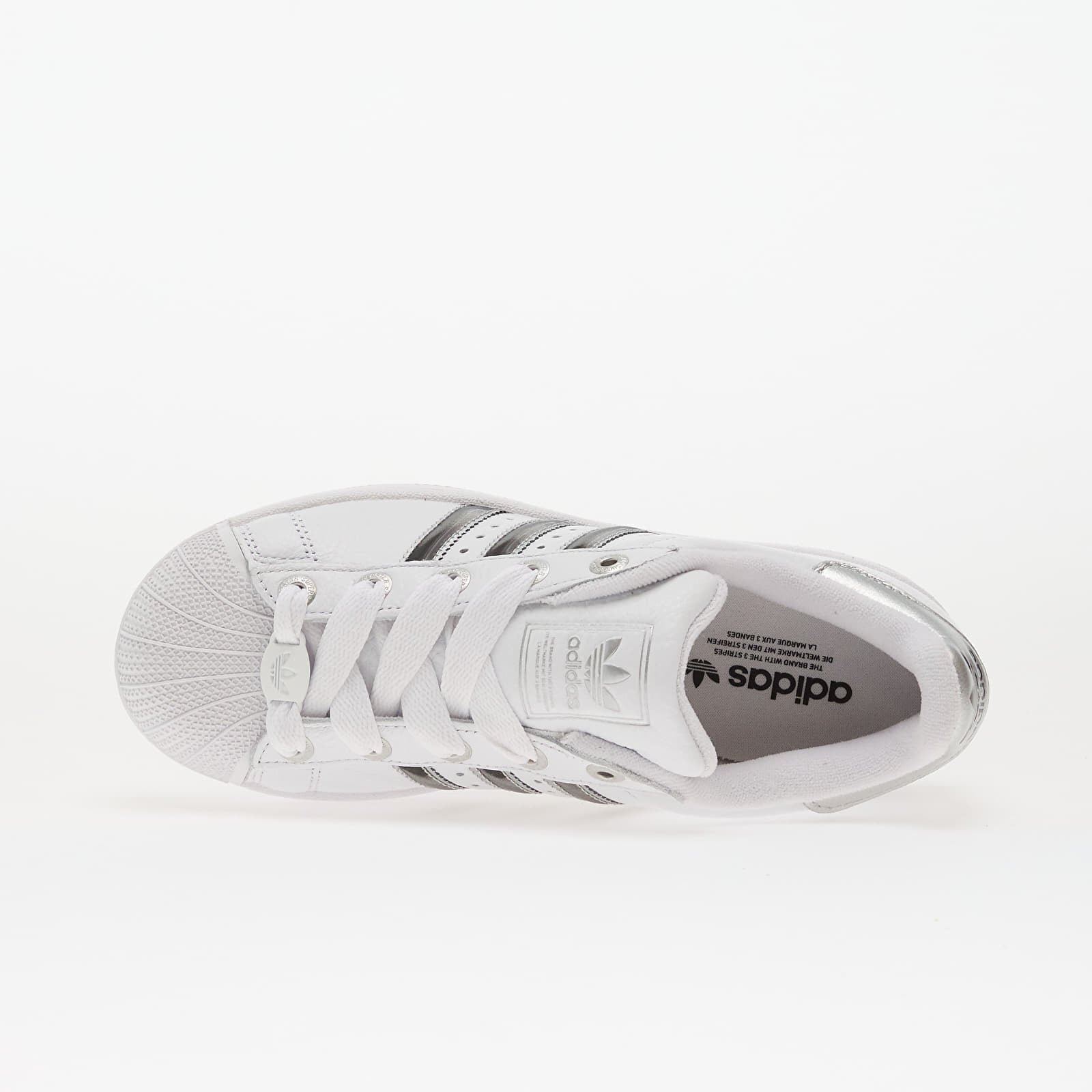 adidas Originals Сникърси adidas Superstar II W Ftw White/ Metallic Silver/ Core Black