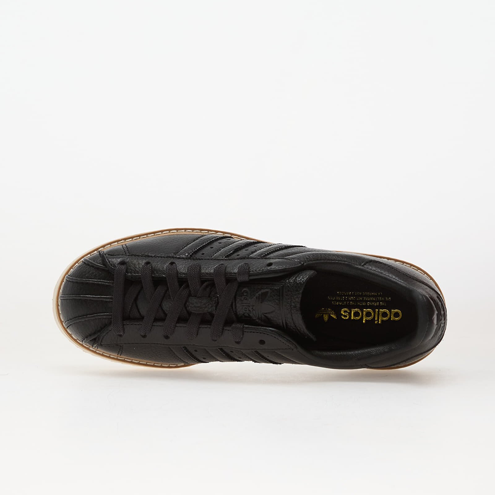 adidas Originals Сникърси adidas Superstar Lux Core Black/ Core Black/ Warm Sand