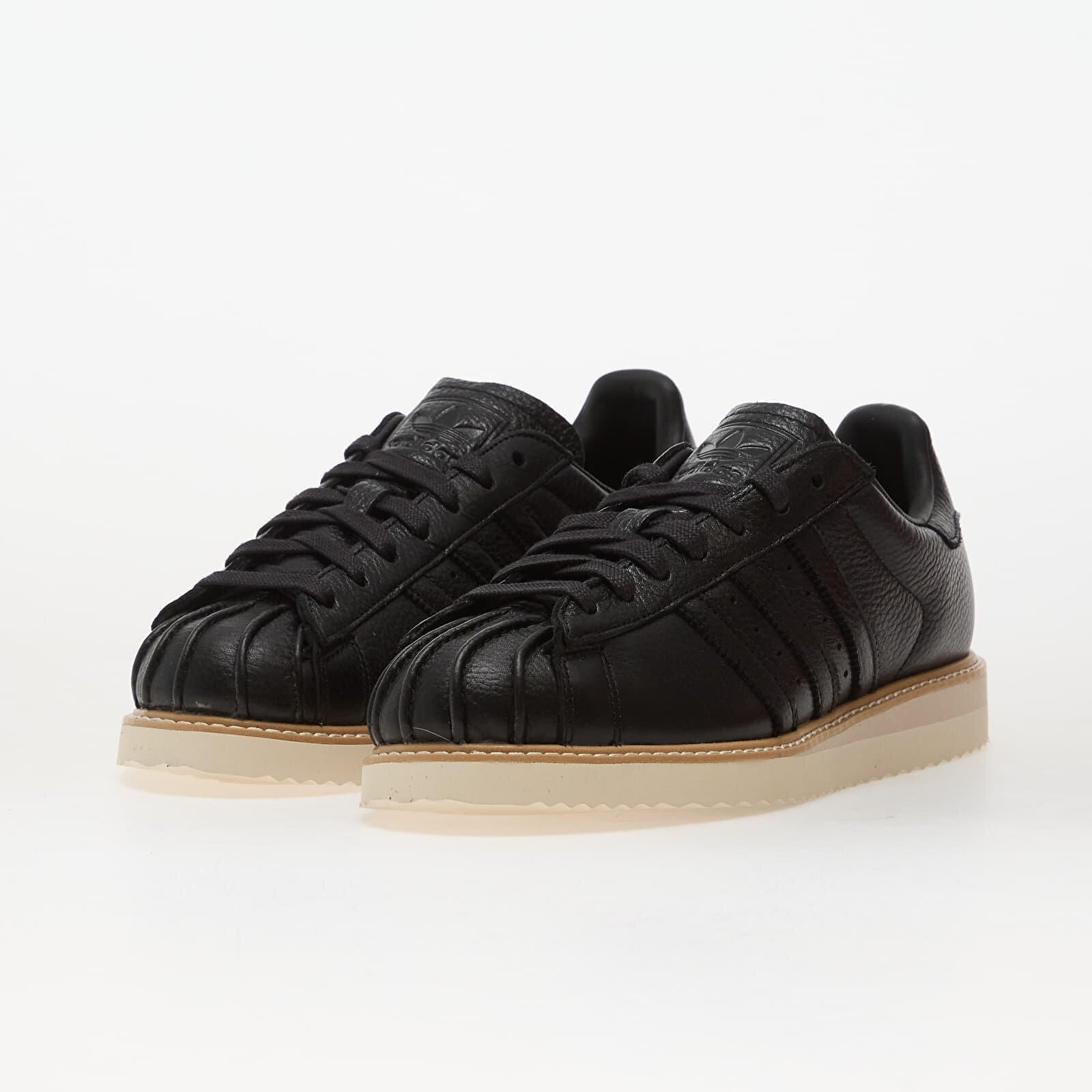 adidas Originals Сникърси adidas Superstar Lux Core Black/ Core Black/ Warm Sand