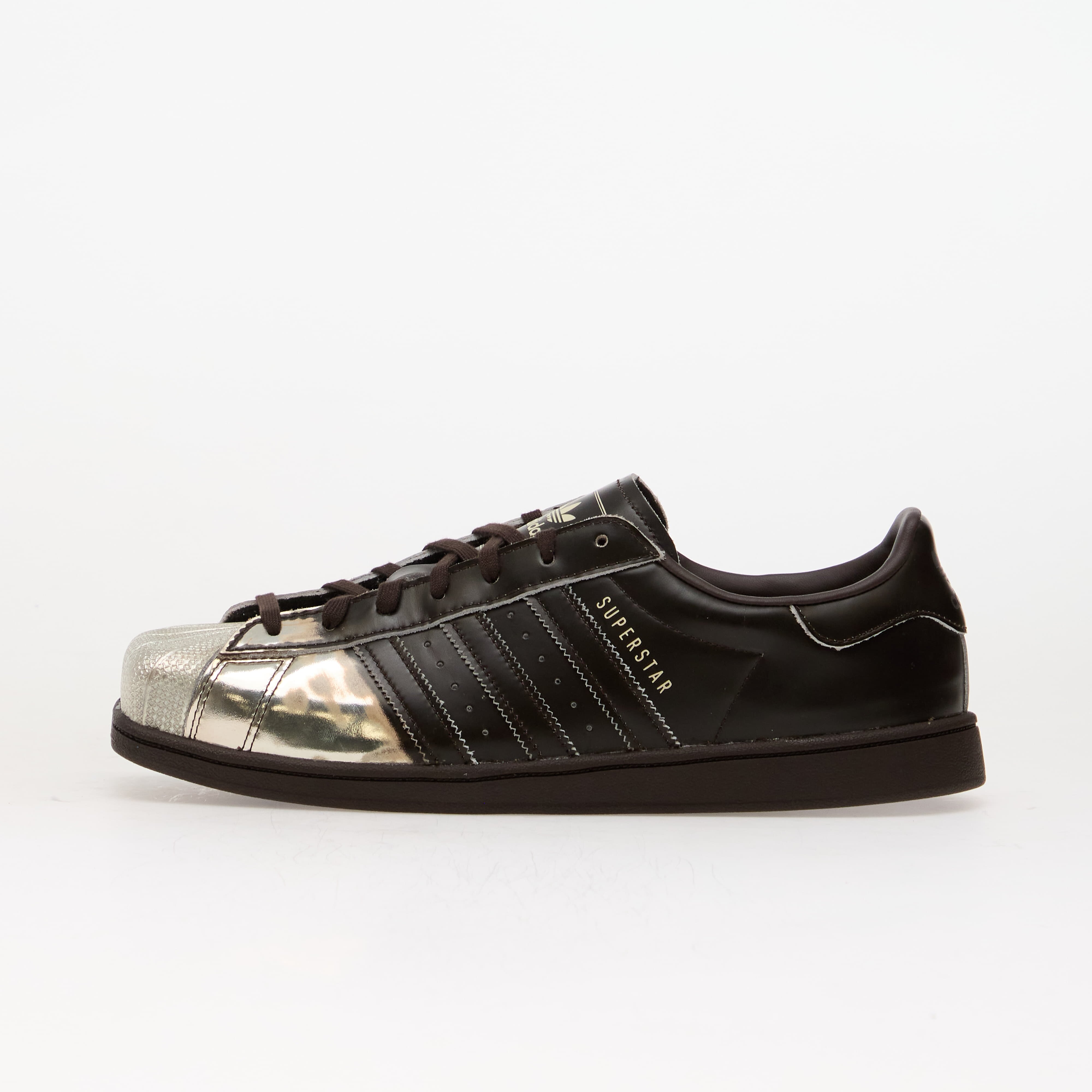 adidas Originals Сникърси adidas Superstar SQ Aurora Coffee/ Silver Met./ Cream White