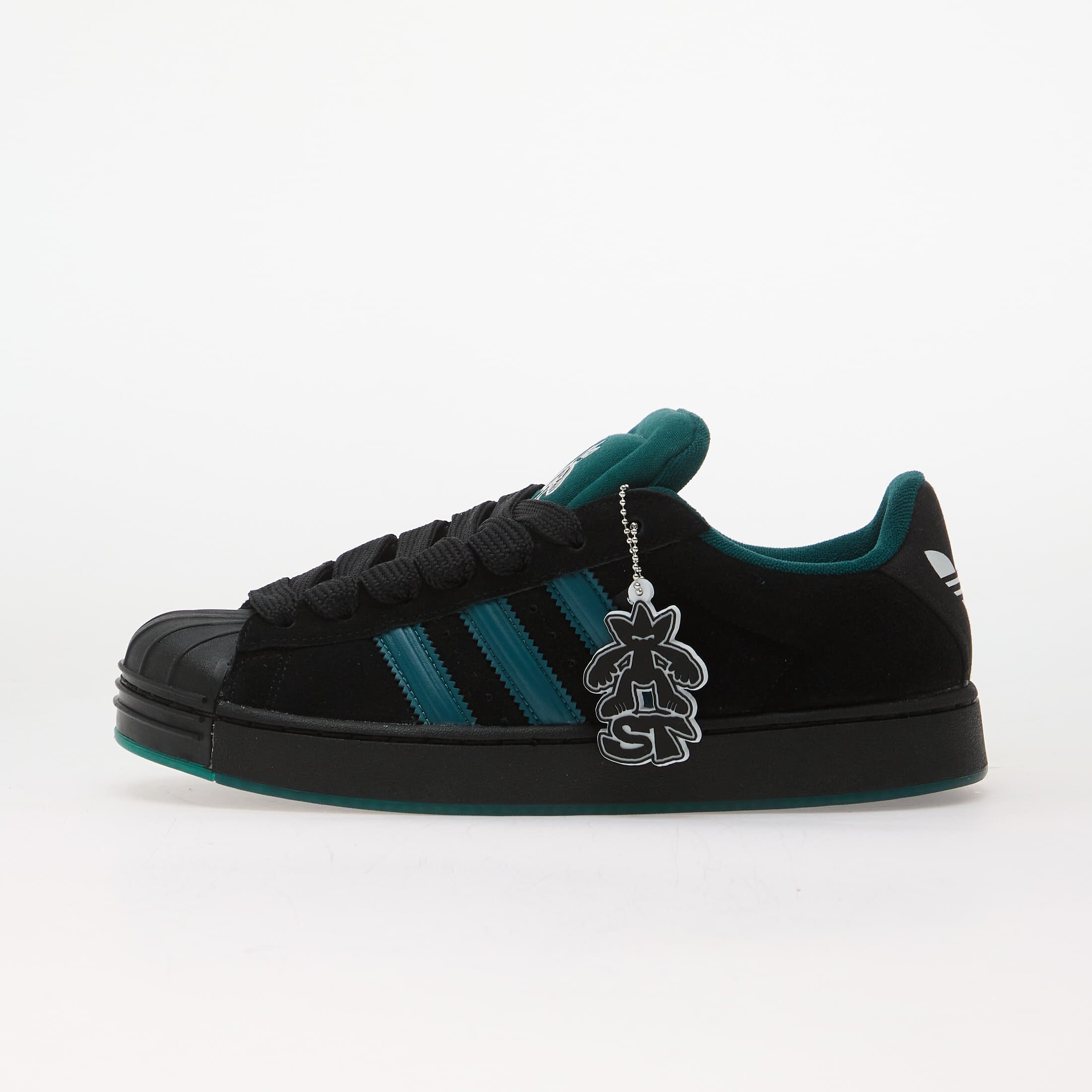adidas Originals Сникърси adidas Superstar St Core Black/ Rich Green/ Ftwr White