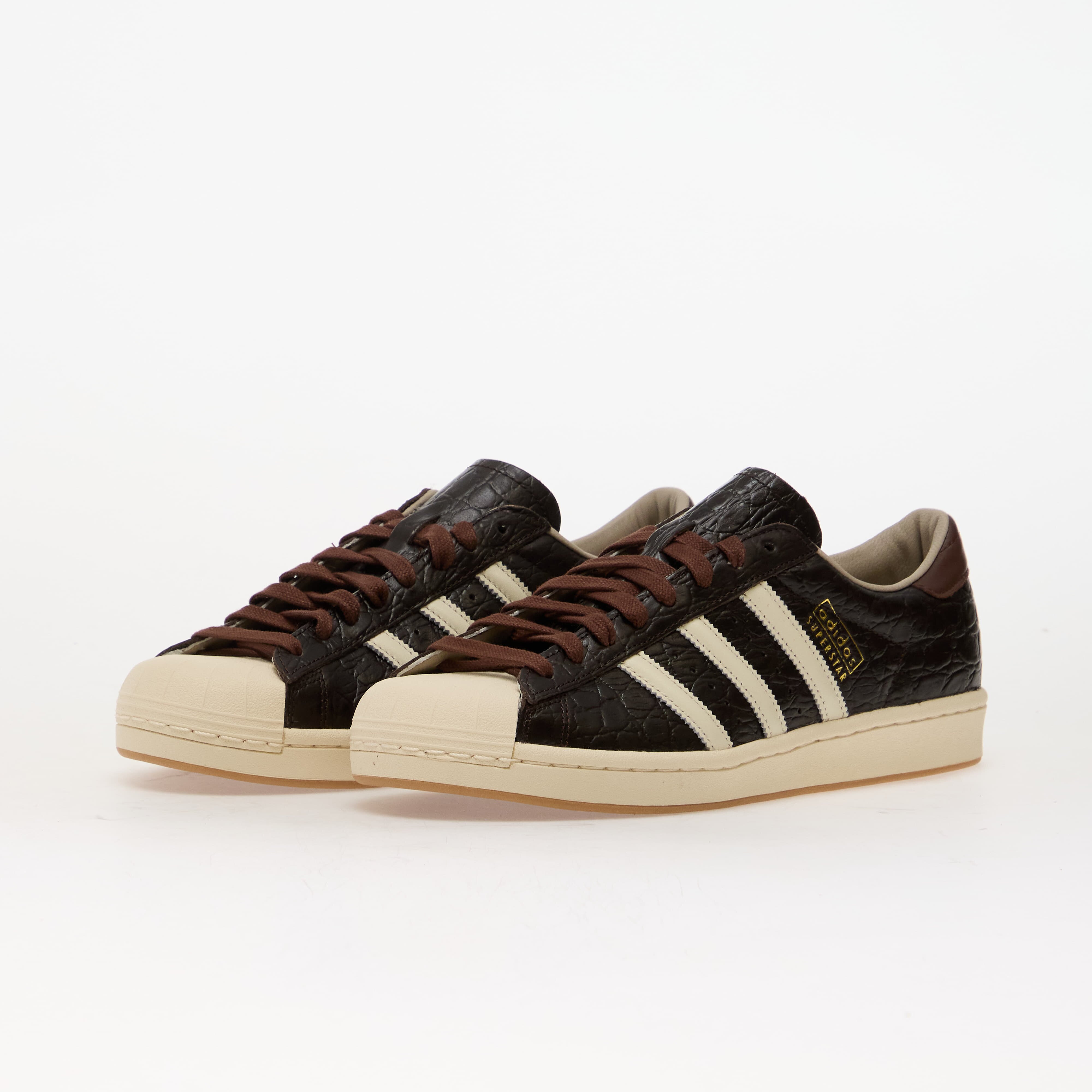 adidas Originals Сникърси adidas Superstar Vintage Aurora Coffee/ Cream White/ Wonder White